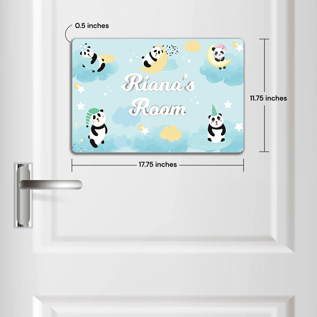 Lil Forest Friends Name Plate (Standard) (kids)