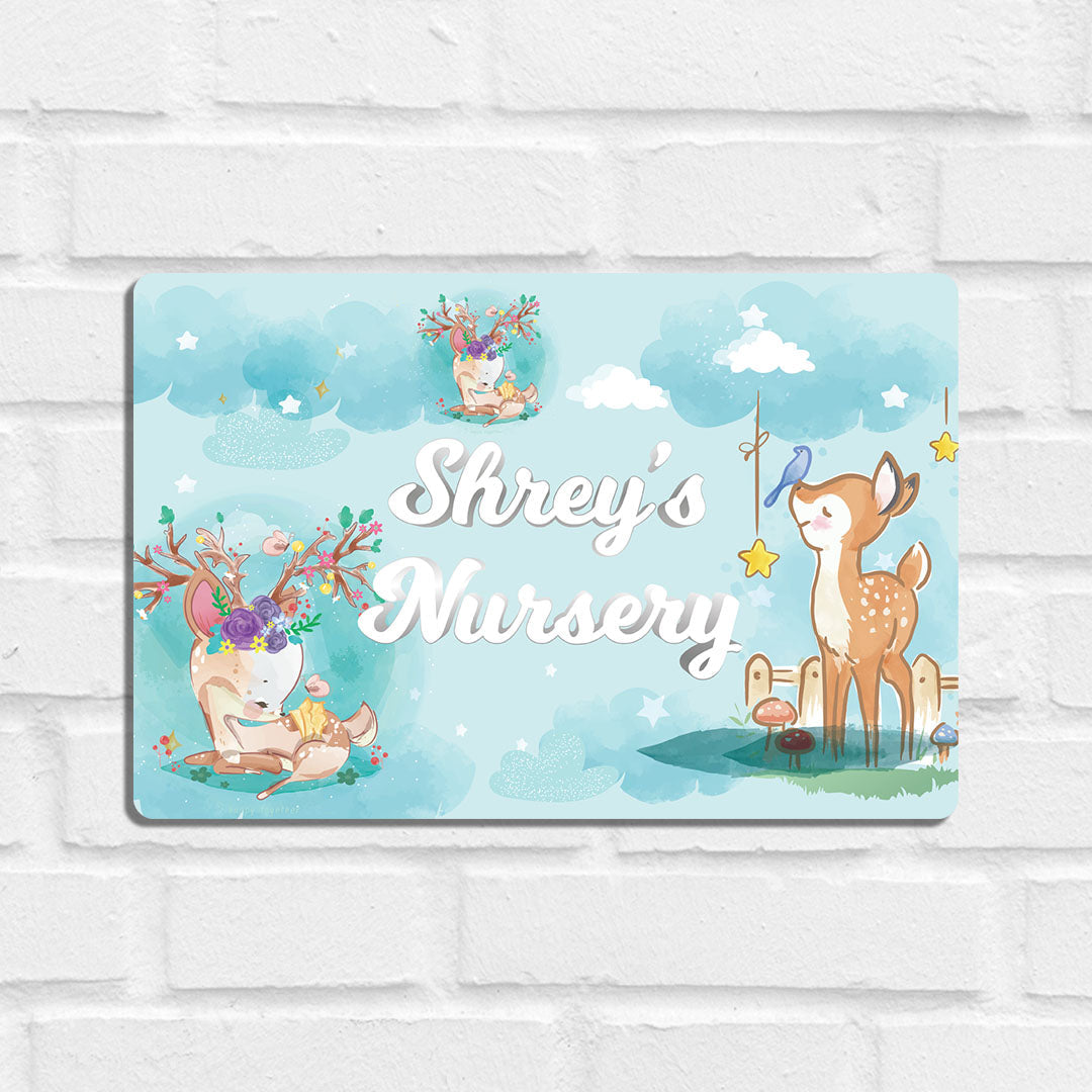 Lil Forest Friends Name Plate (Standard) (kids)