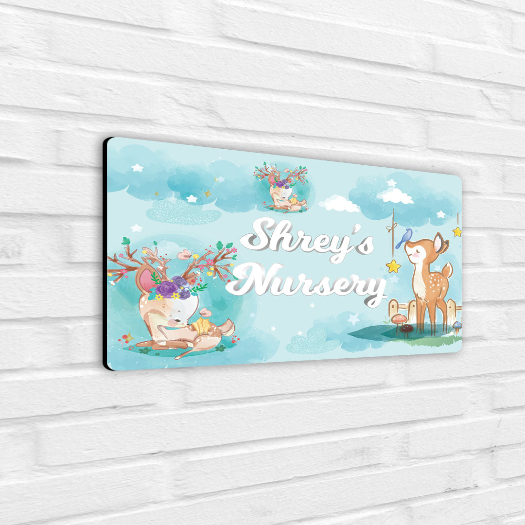 Lil Forest Friends Name Plate (Standard) (kids)