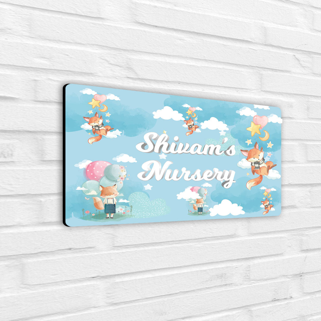 Lil Forest Friends Name Plate (Standard) (kids)