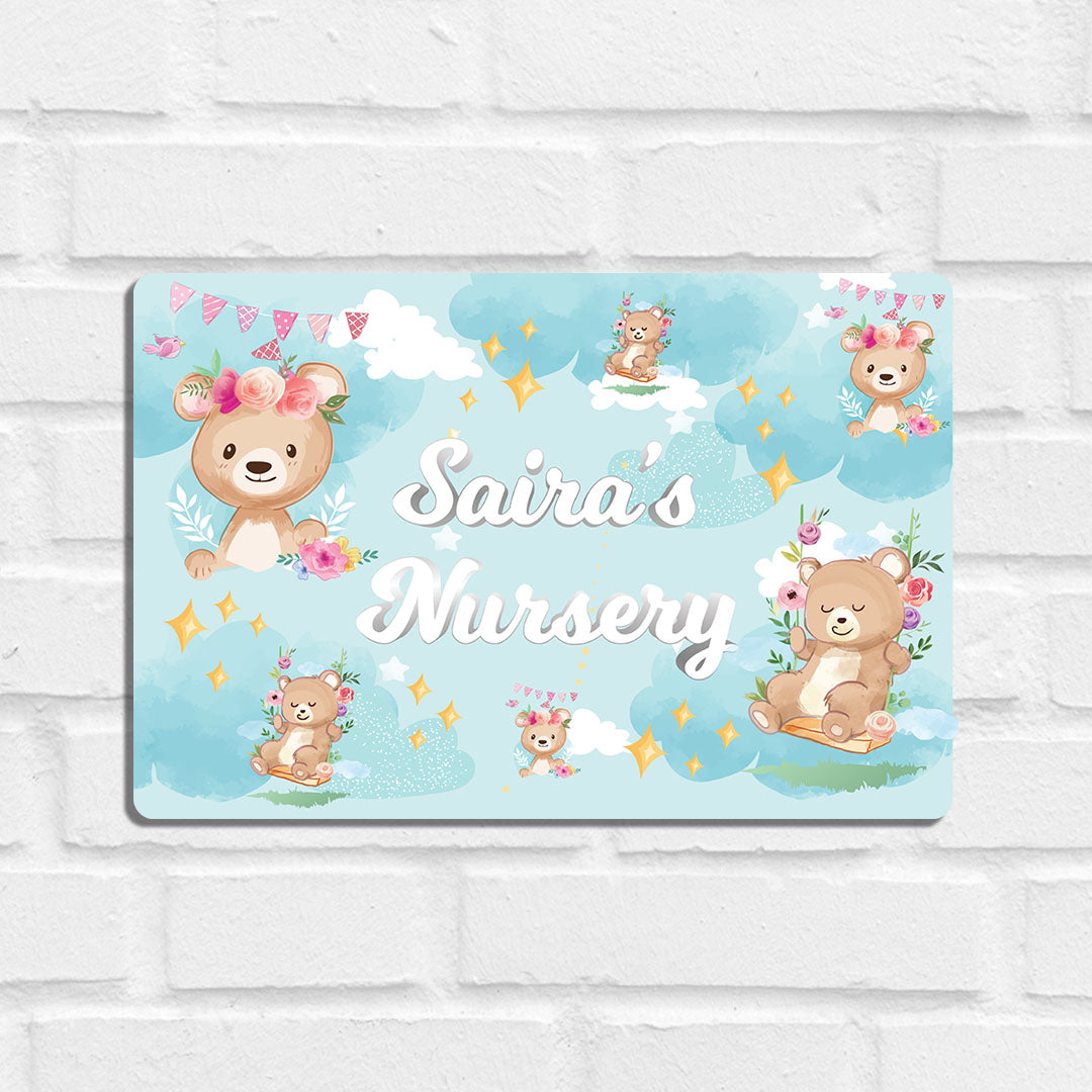 Lil Forest Friends Name Plate (Standard) (kids)