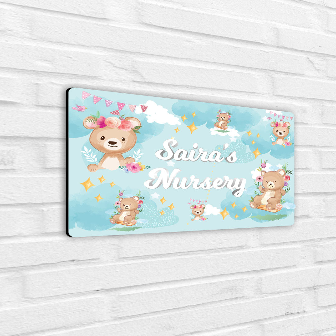 Lil Forest Friends Name Plate (Standard) (kids)