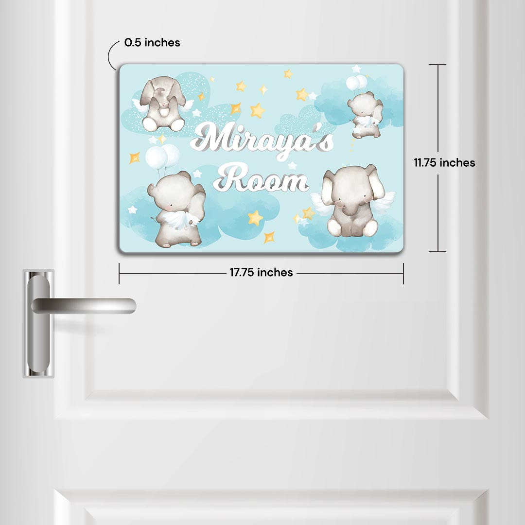 Lil Forest Friends Name Plate (Standard) (kids)