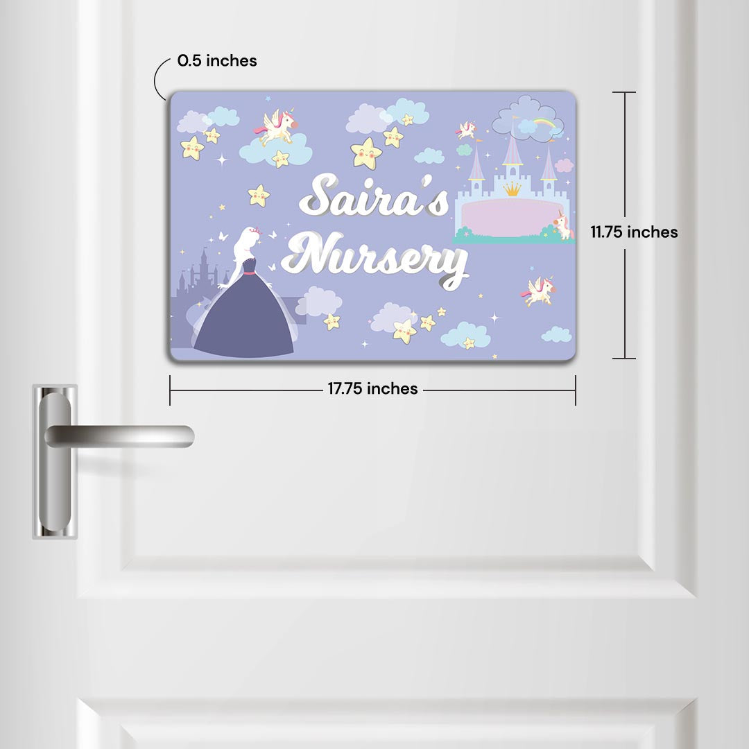 Princess Name Plate (Standard) (kids)