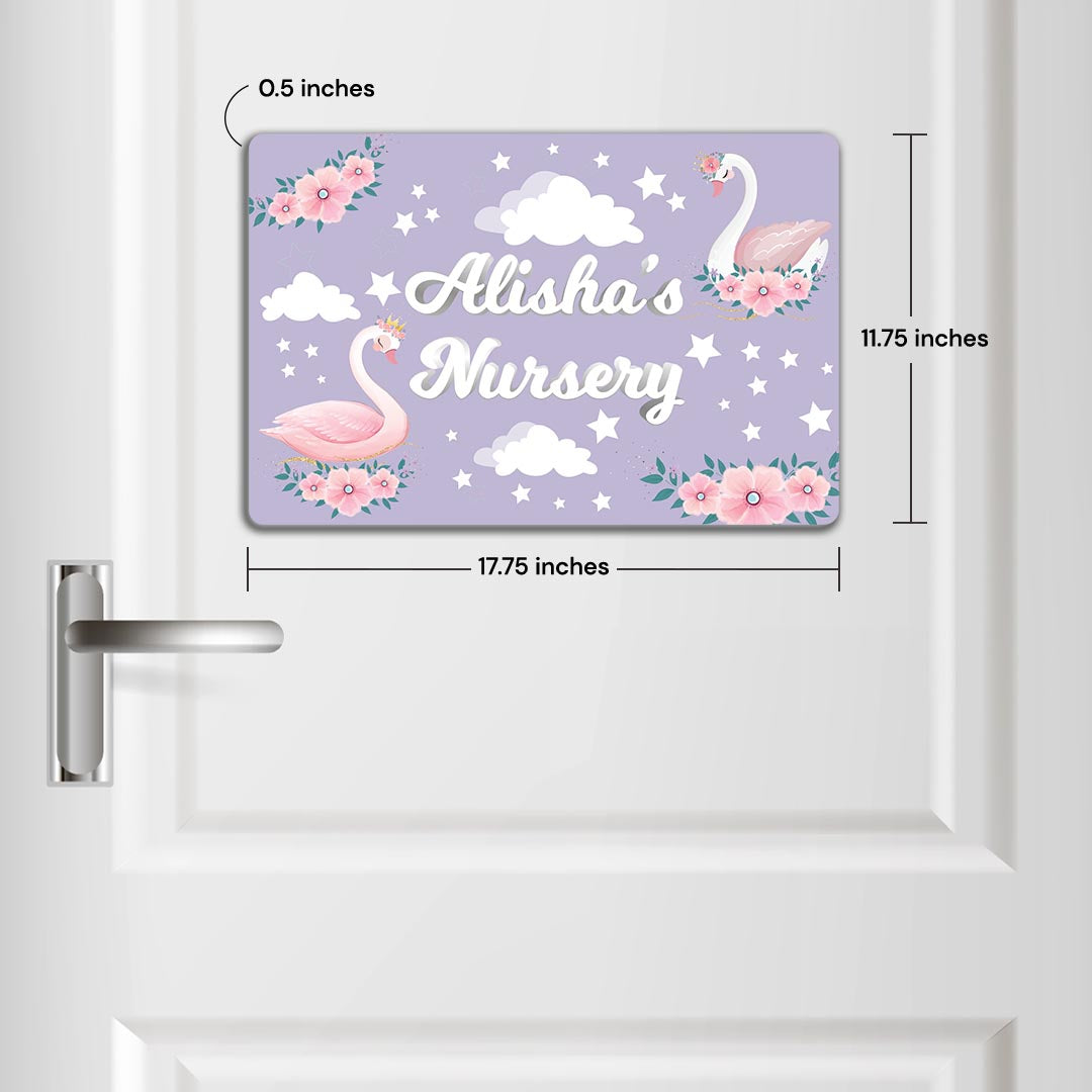 Swan Princess Name Plate (Standard) (kids)