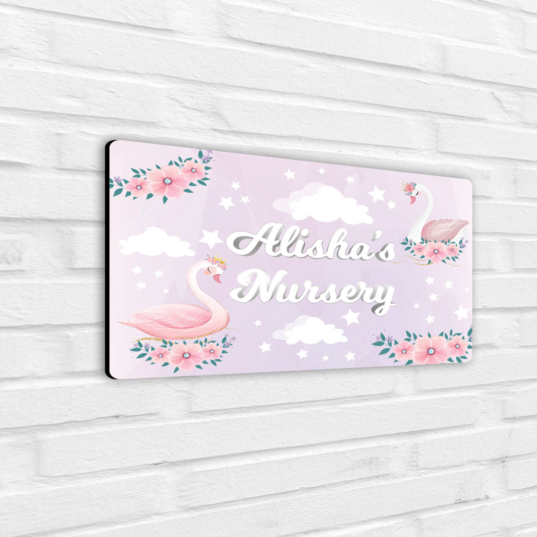 Swan Princess Name Plate (Standard) (kids)