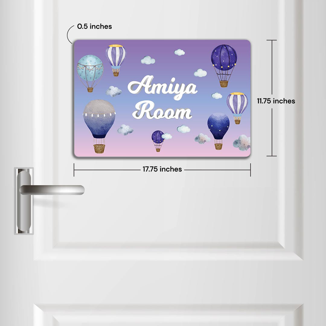 Night Flight Name Plate (Standard) (kids)