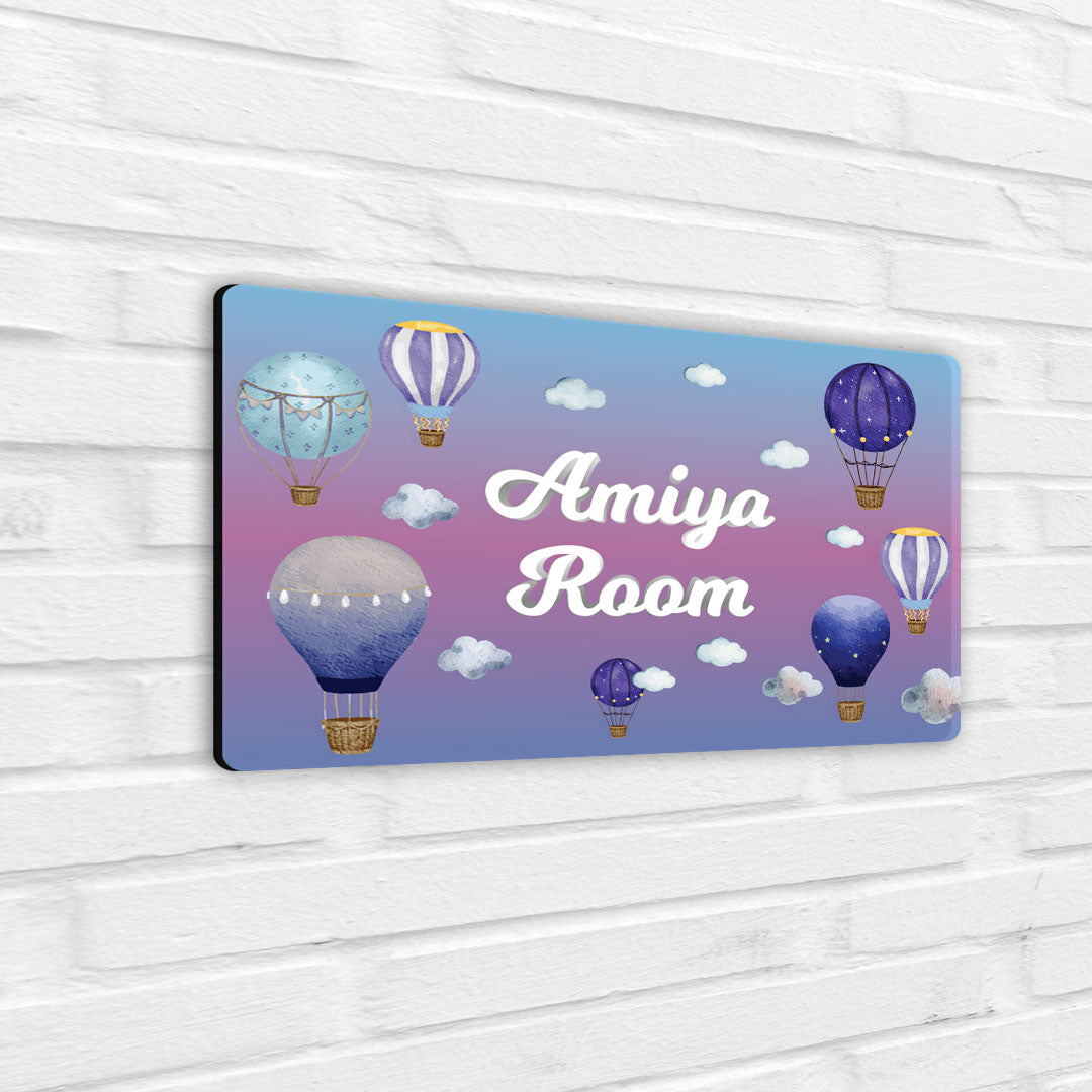 Night Flight Name Plate (Standard) (kids)