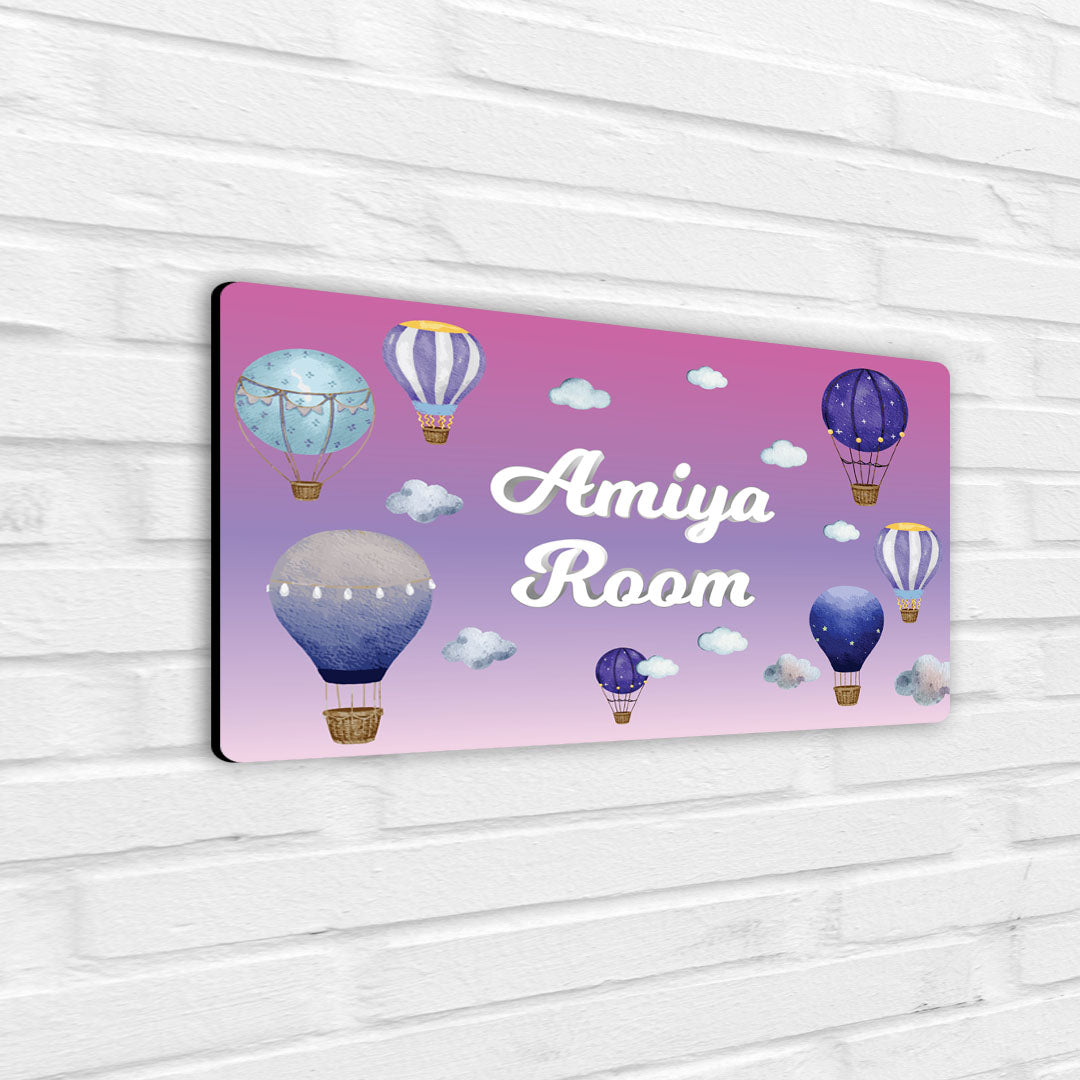 Night Flight Name Plate (Standard) (kids)