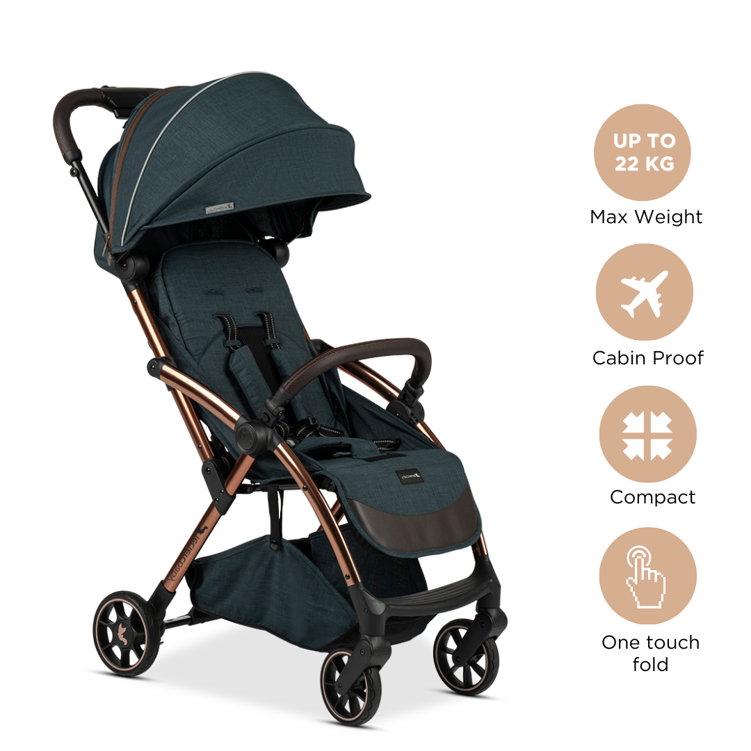 Leclercbaby Combo Influencer Air Denim Blue (Stroller + Luxury Organiser)