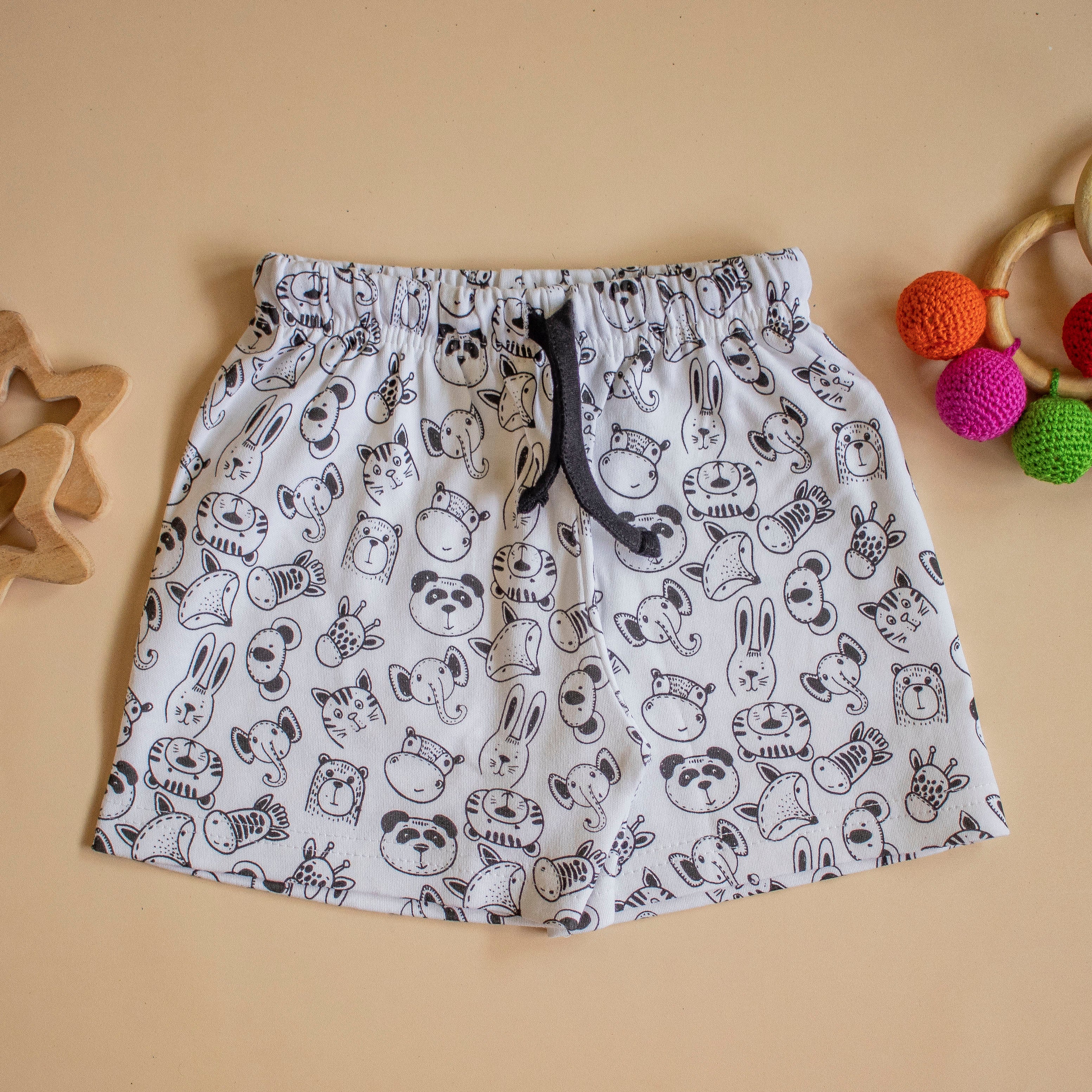 Animals T-Shirt With Shorts