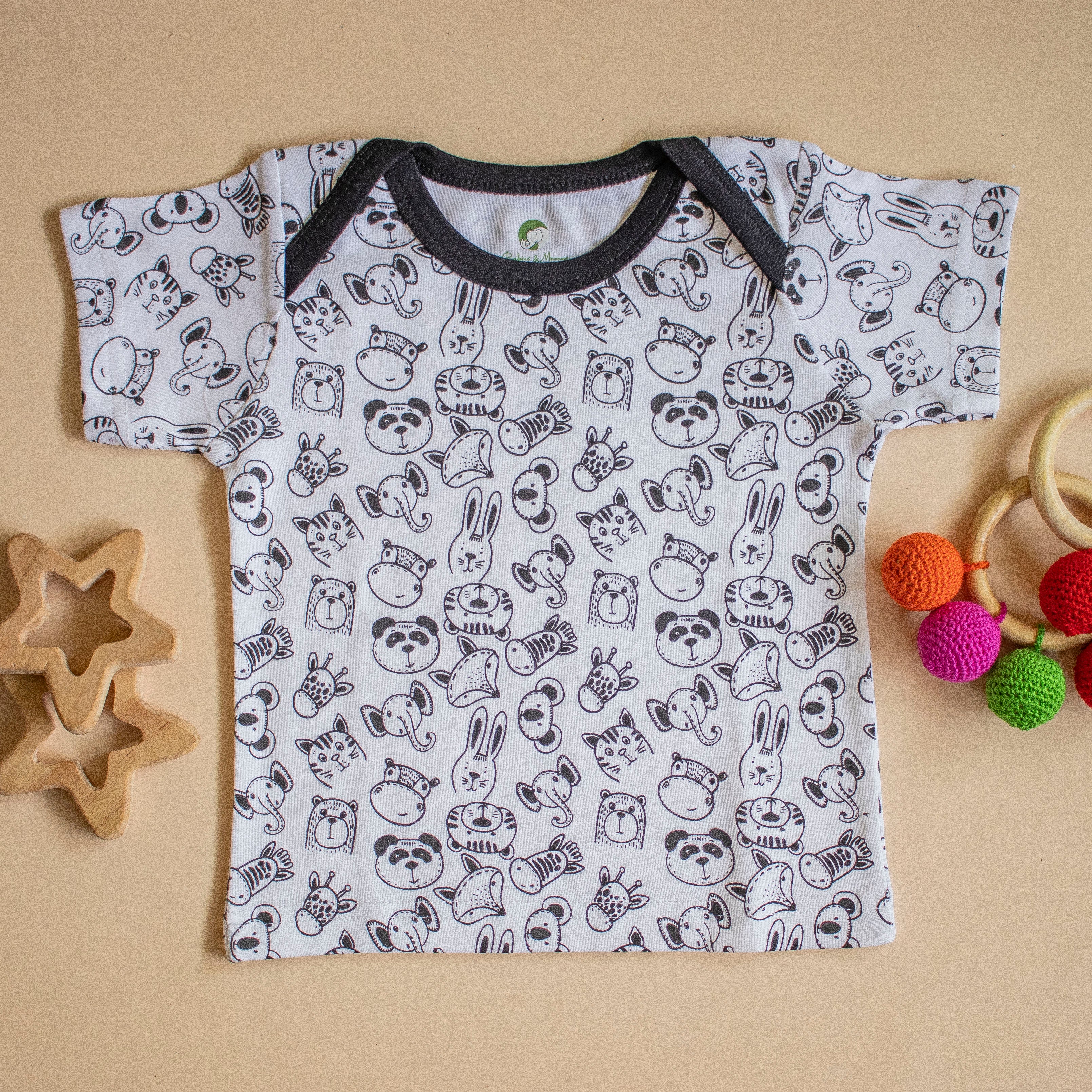 Animals T-Shirt With Shorts