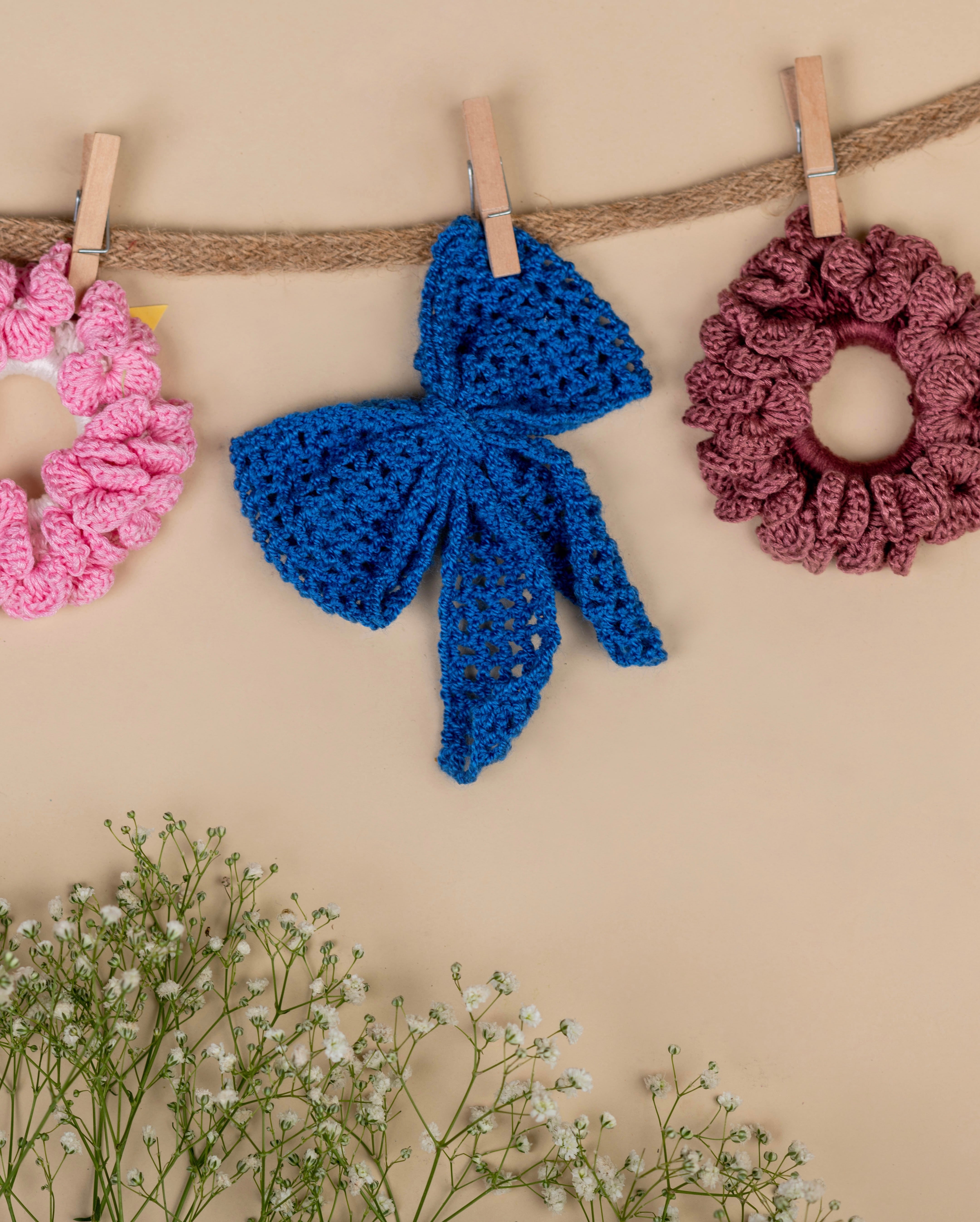 Crochet Scrunchies - Gift Set