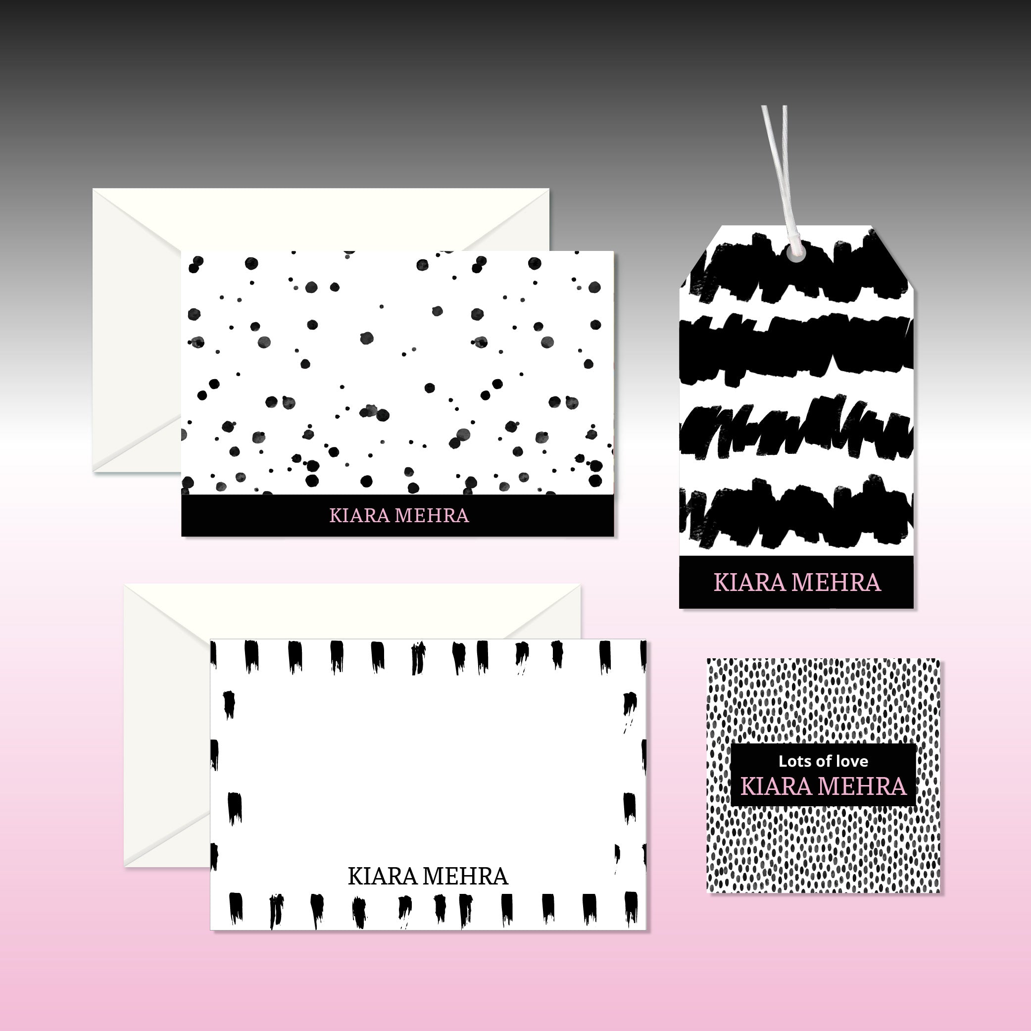 Personalized Stationery Gift Set - Set of 24 or 48