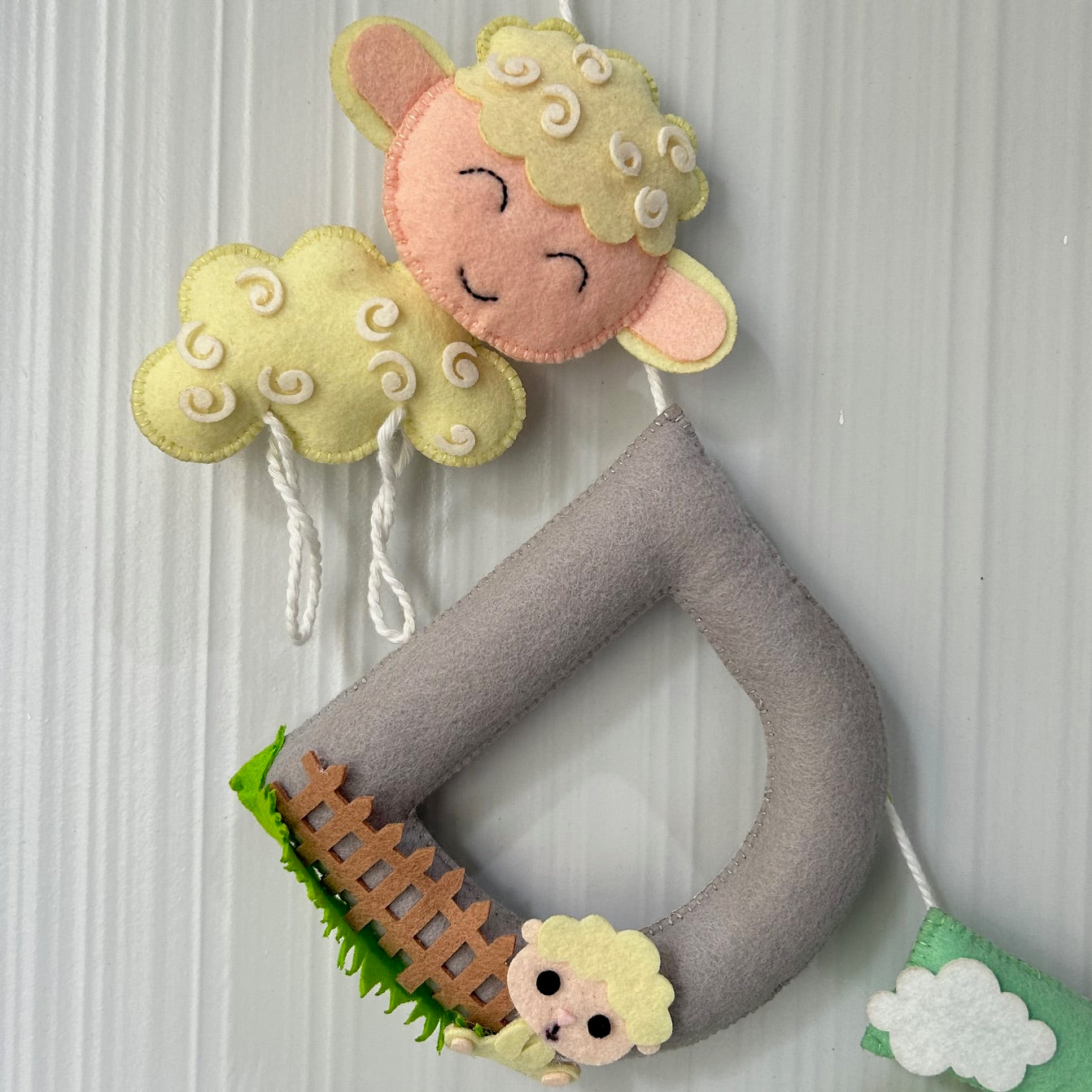 Babble Wrap Baa Baa Barnyard Name Bunting/Garland