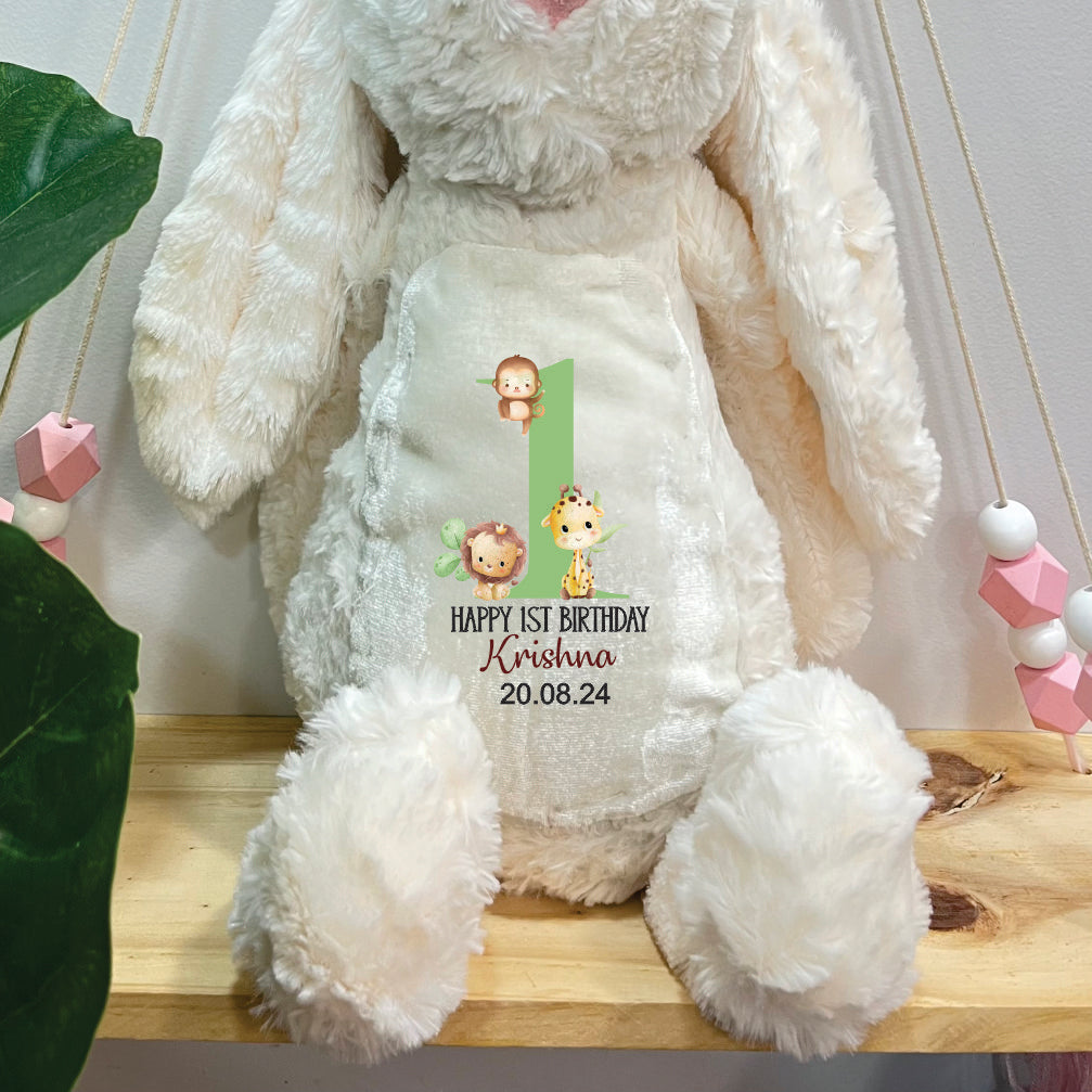 Babble Wrap Bella The Bunny - 1st Birthday