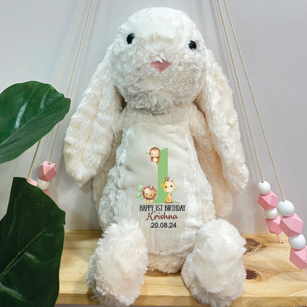 Babble Wrap Bella The Bunny - 1st Birthday