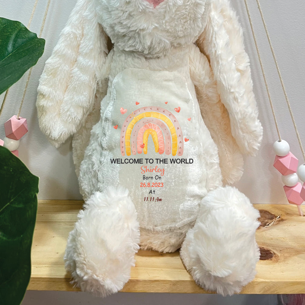 Babble Wrap Bella The Bunny - Rainbow Wonder