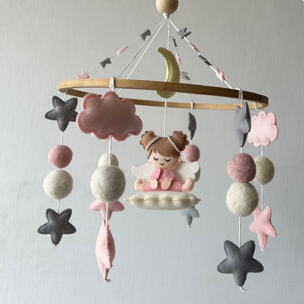 Cot / Crib Mobile - Angel’s Cloud Haven