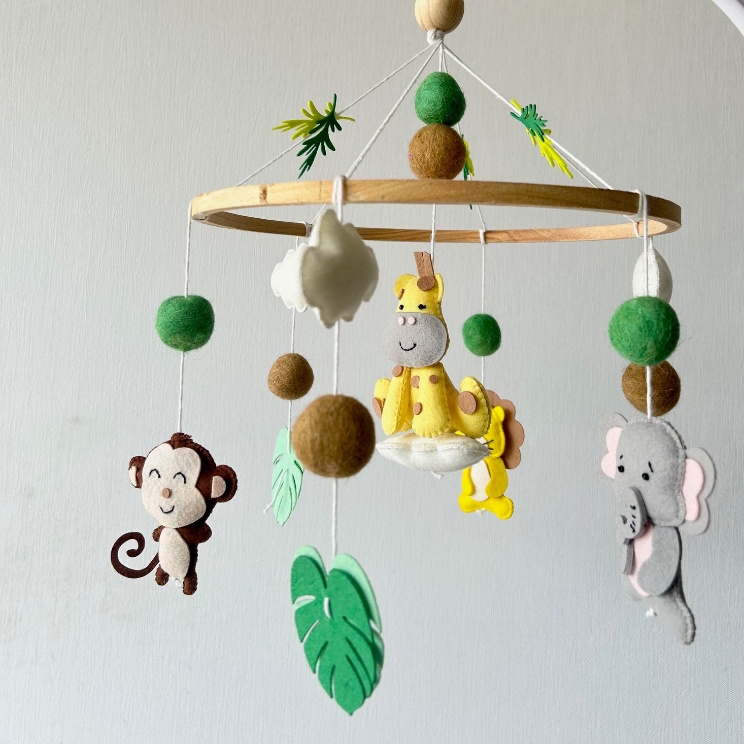 Cot / Crib Mobile - Animal Adventure