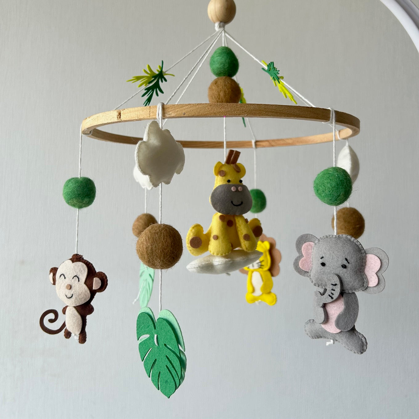 Cot / Crib Mobile - Animal Adventure