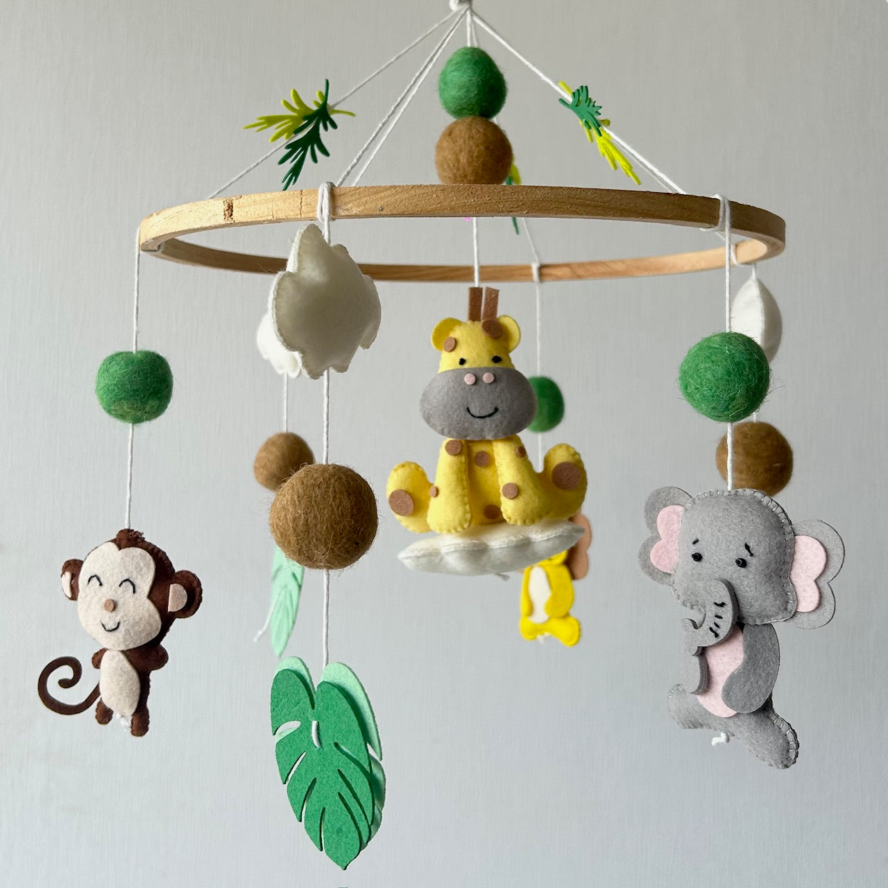 Cot / Crib Mobile - Animal Adventure