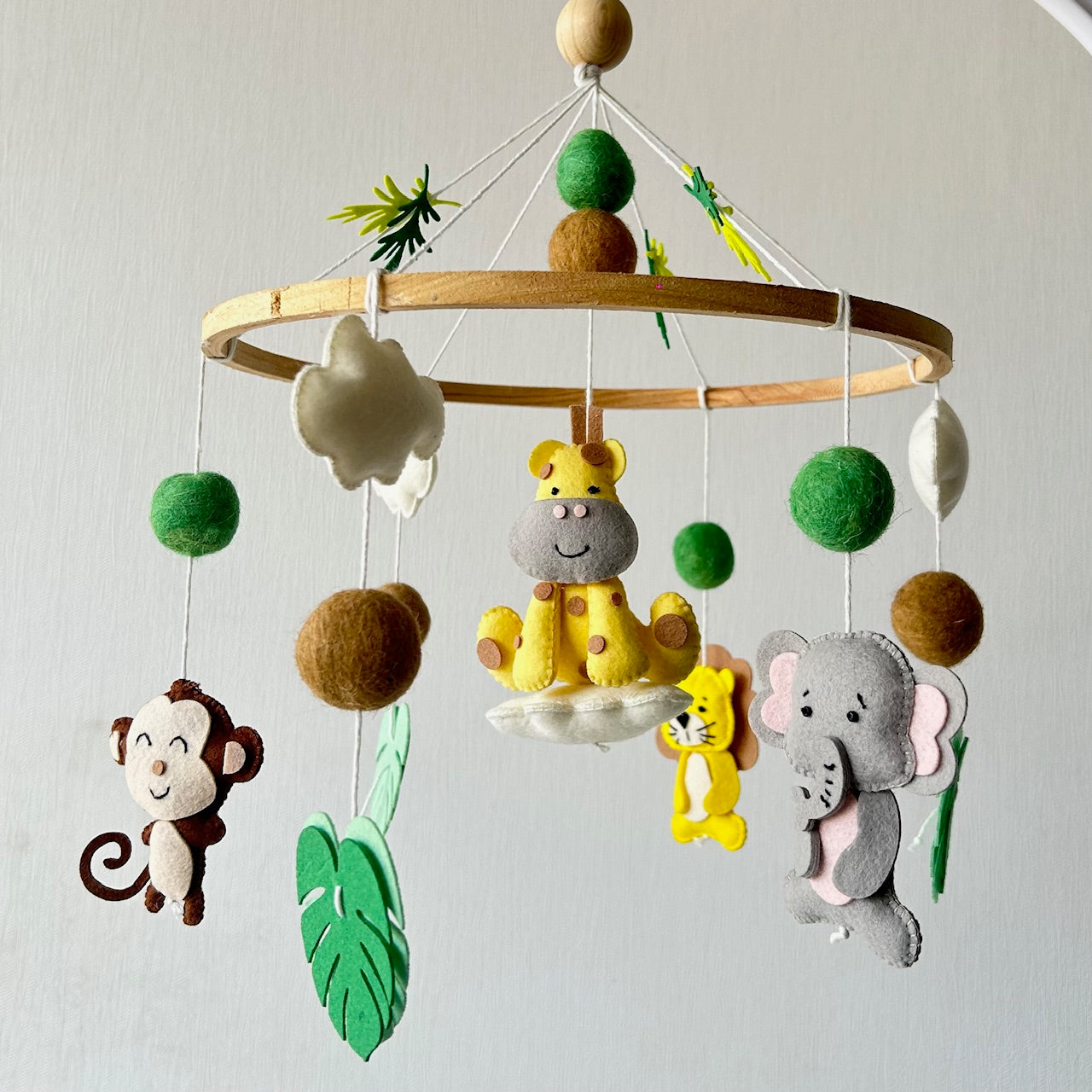 Cot / Crib Mobile - Animal Adventure