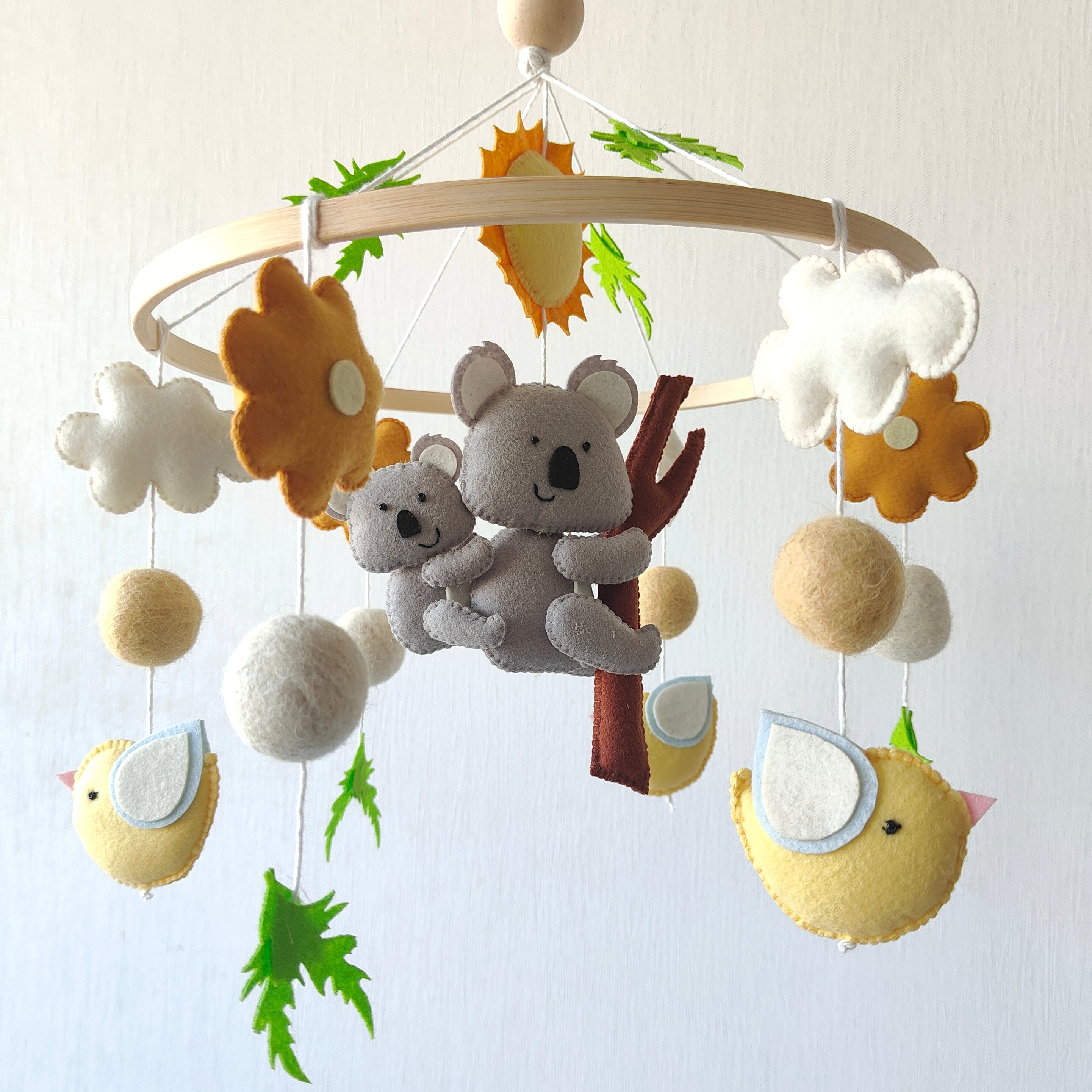 Cot / Crib Mobile - Koala's Winged Wonderland