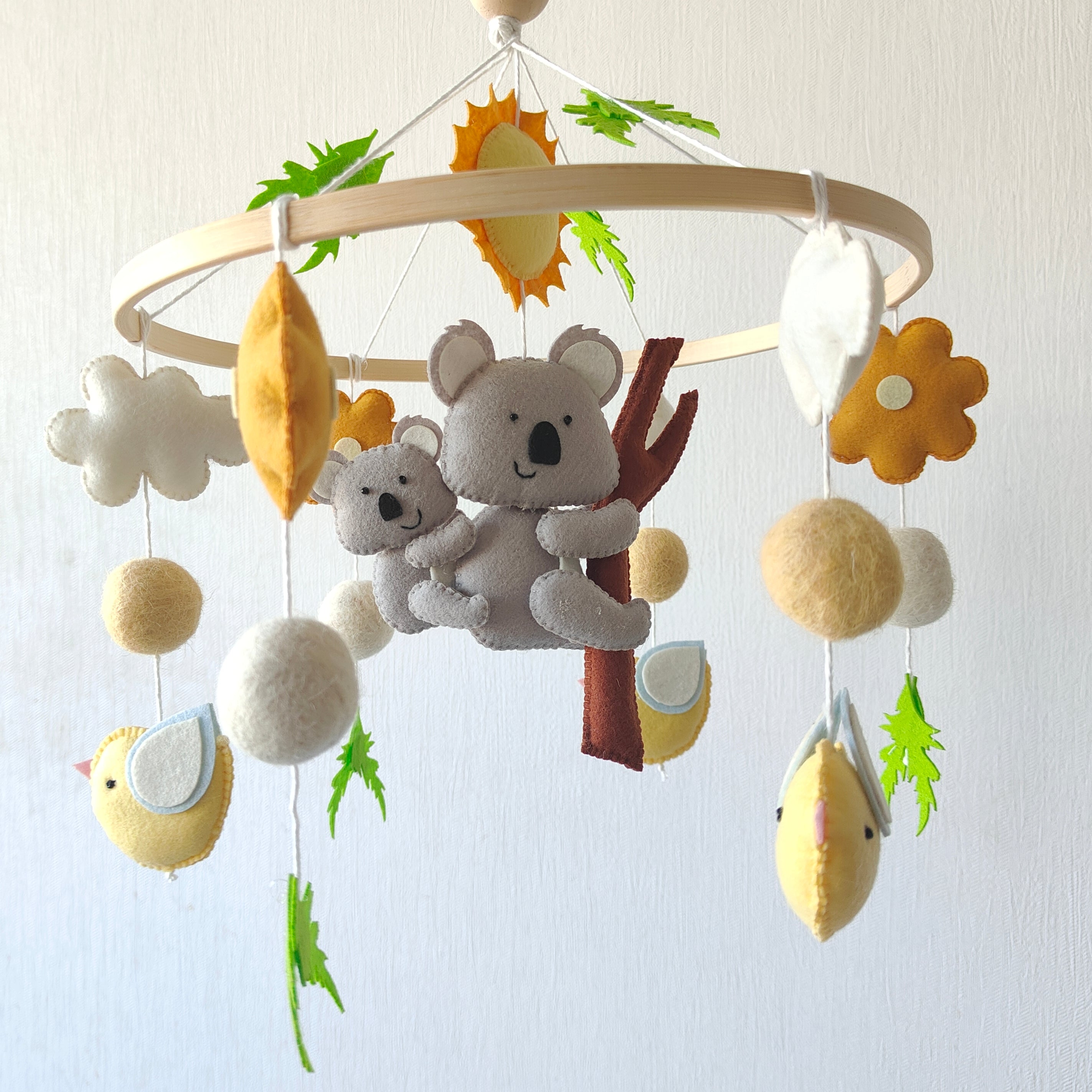 Cot / Crib Mobile - Koala's Winged Wonderland