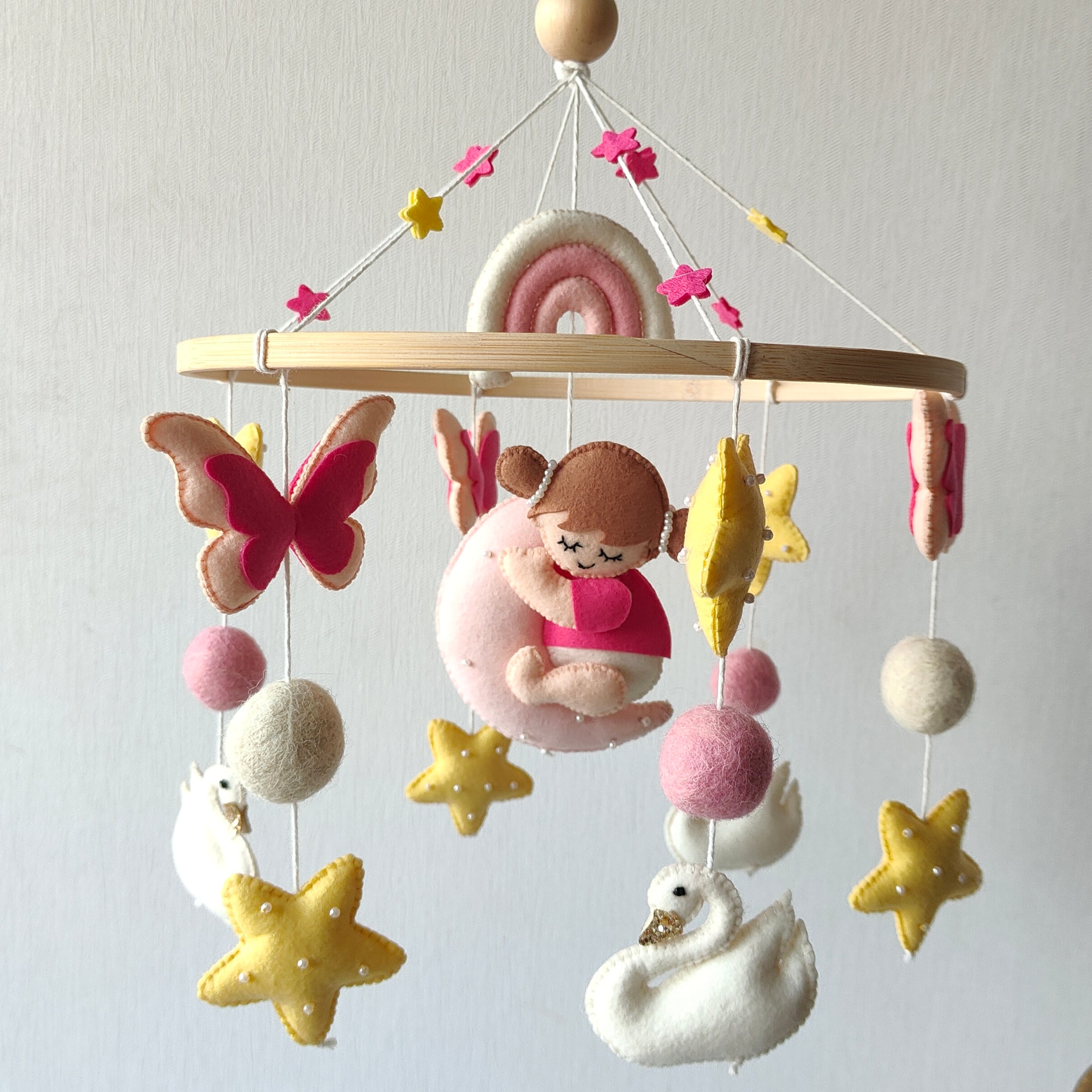 Cot / Crib Mobile - Twinkling Princess