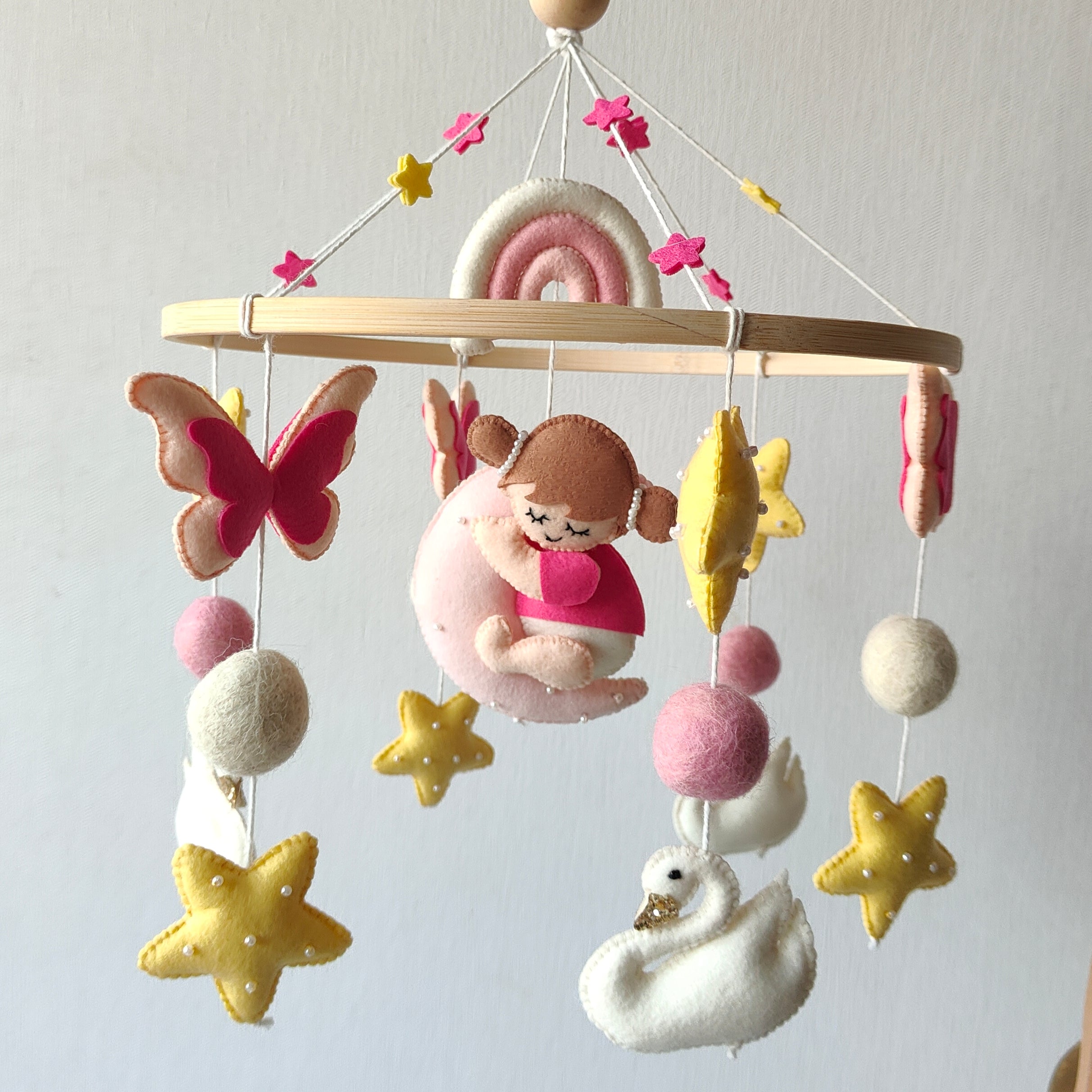 Cot / Crib Mobile - Twinkling Princess