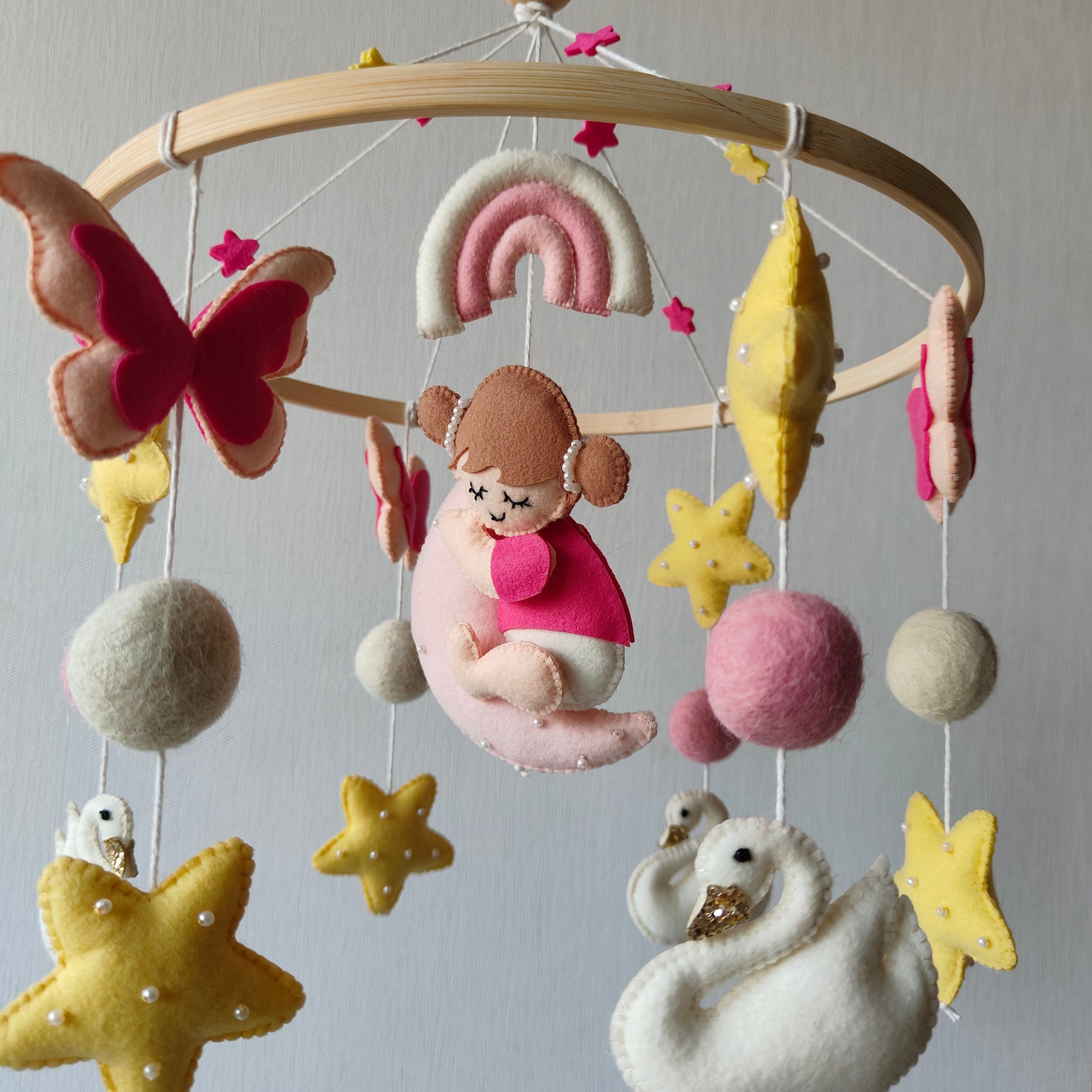 Cot / Crib Mobile - Twinkling Princess