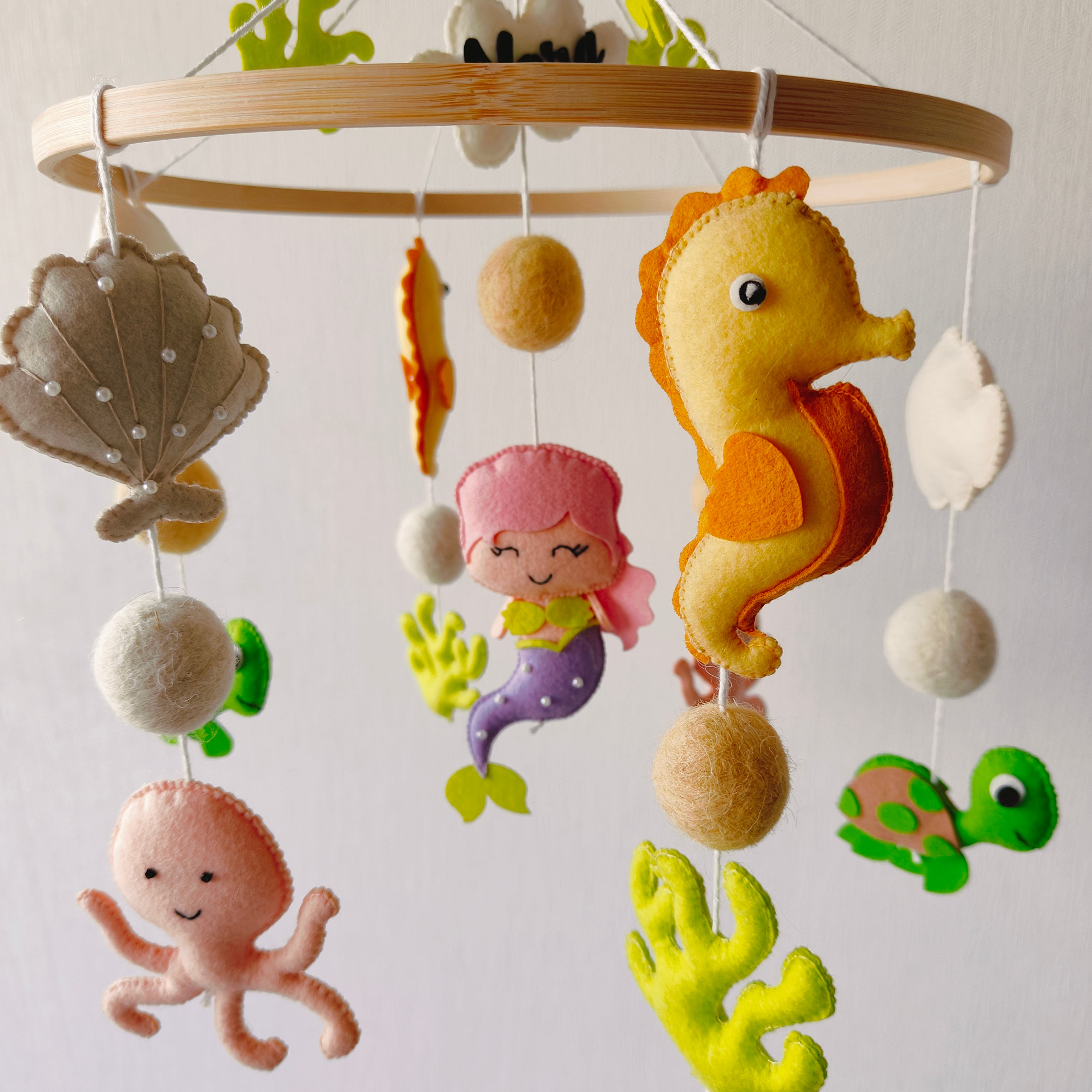 Cot / Crib Mobile - Mystical Ocean Friends