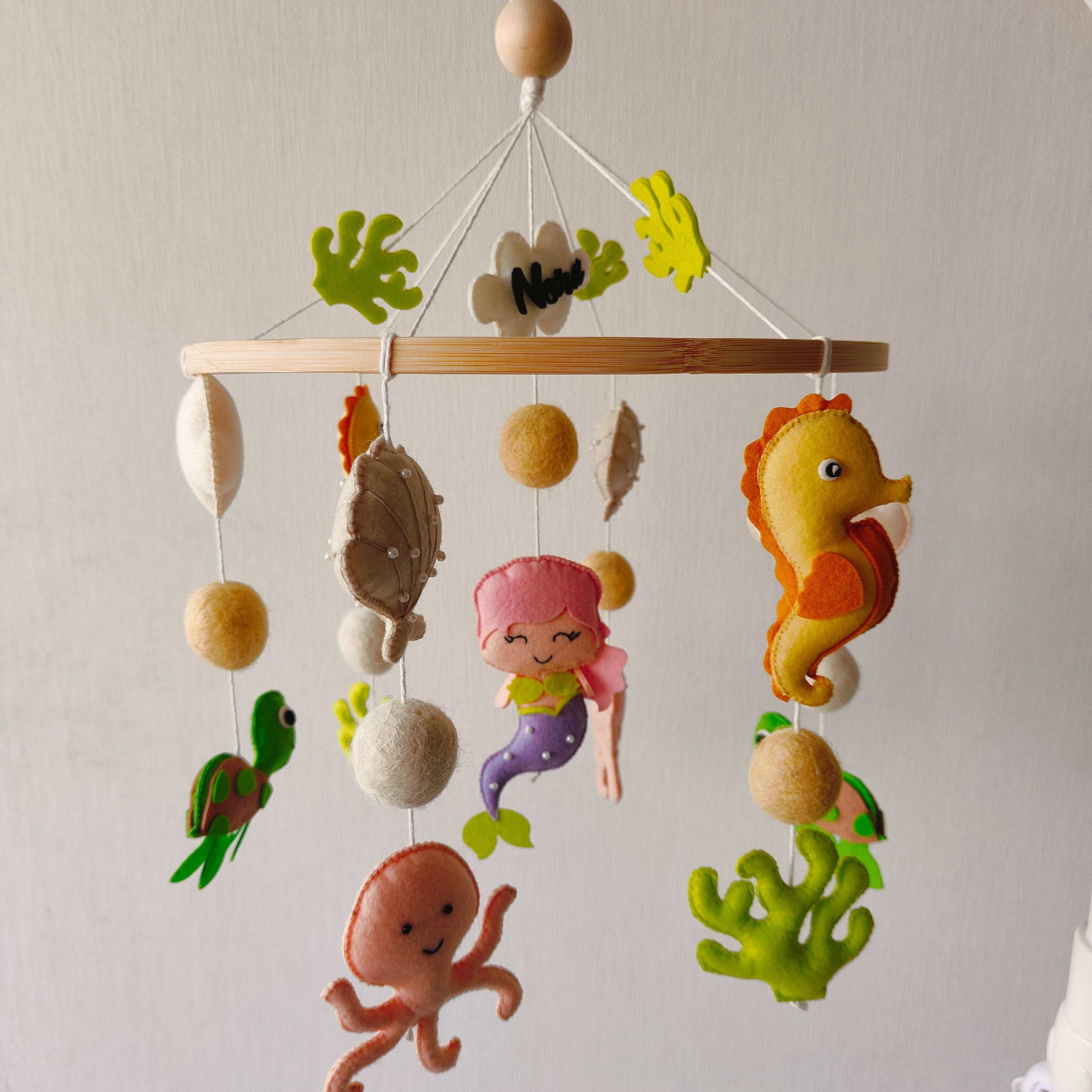 Cot / Crib Mobile - Mystical Ocean Friends