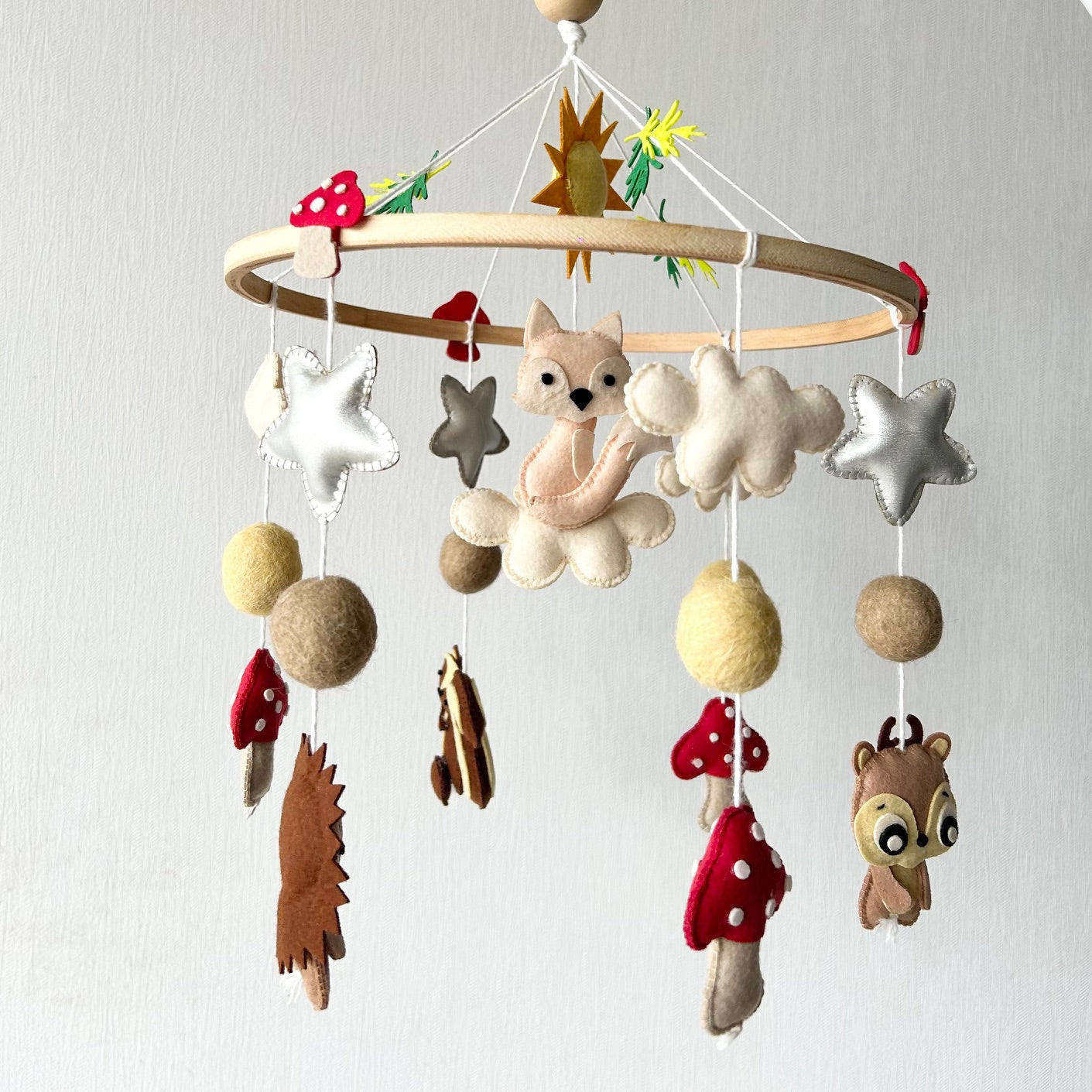 Cot / Crib Mobile - Forest Friends