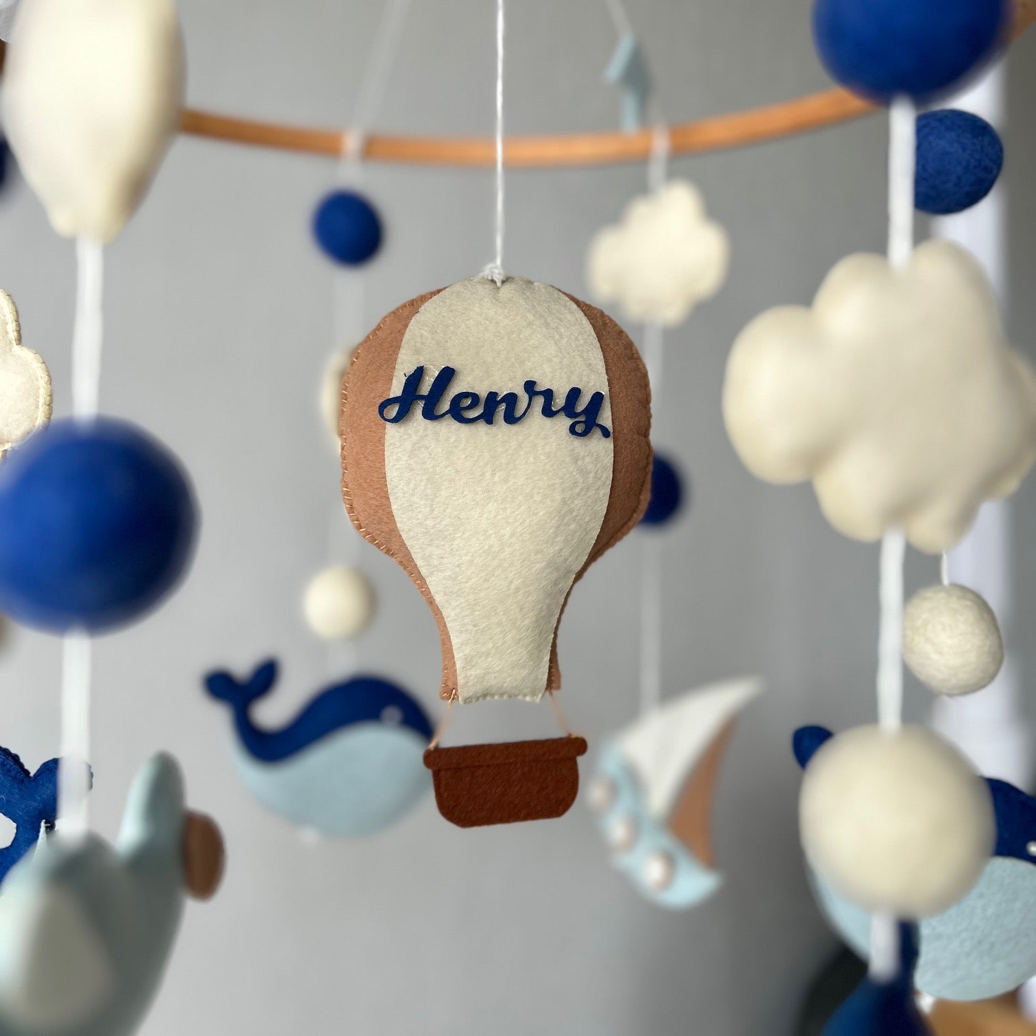 Cot / Crib Mobile - Personalised