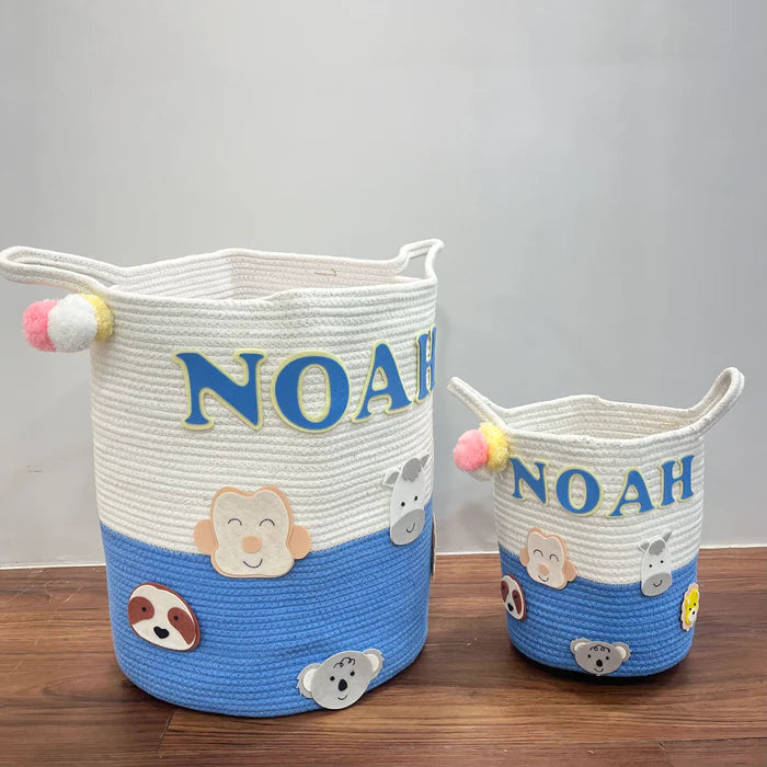 Jute Cotton Storage Basket