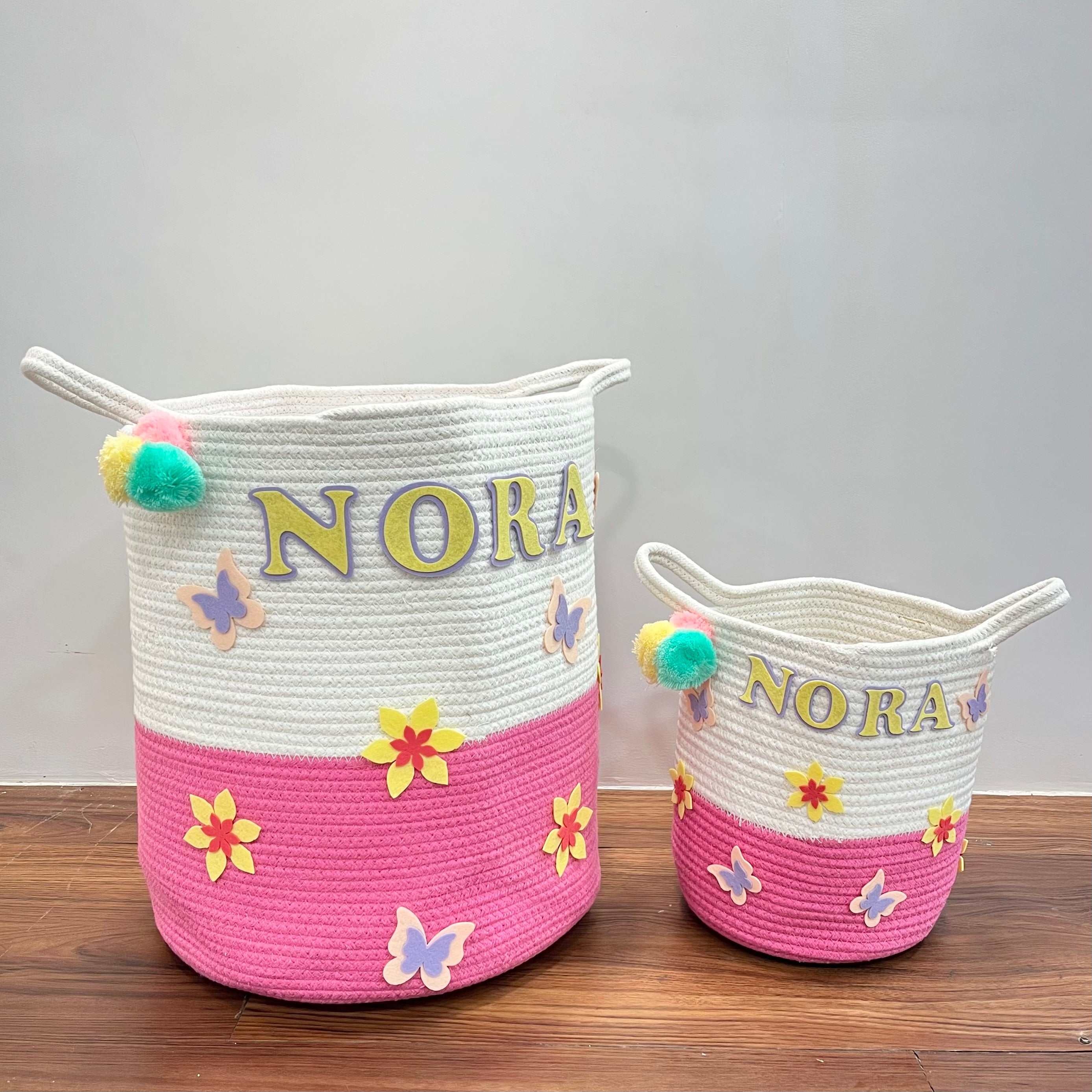 Jute Cotton Storage Basket