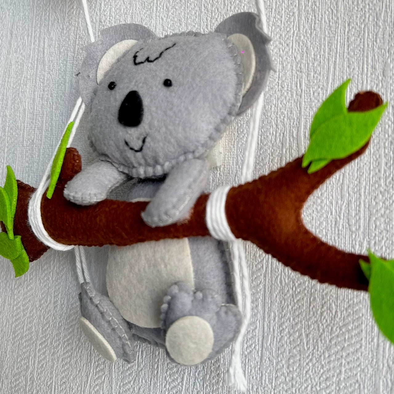 Koala's Cling Name Hanging