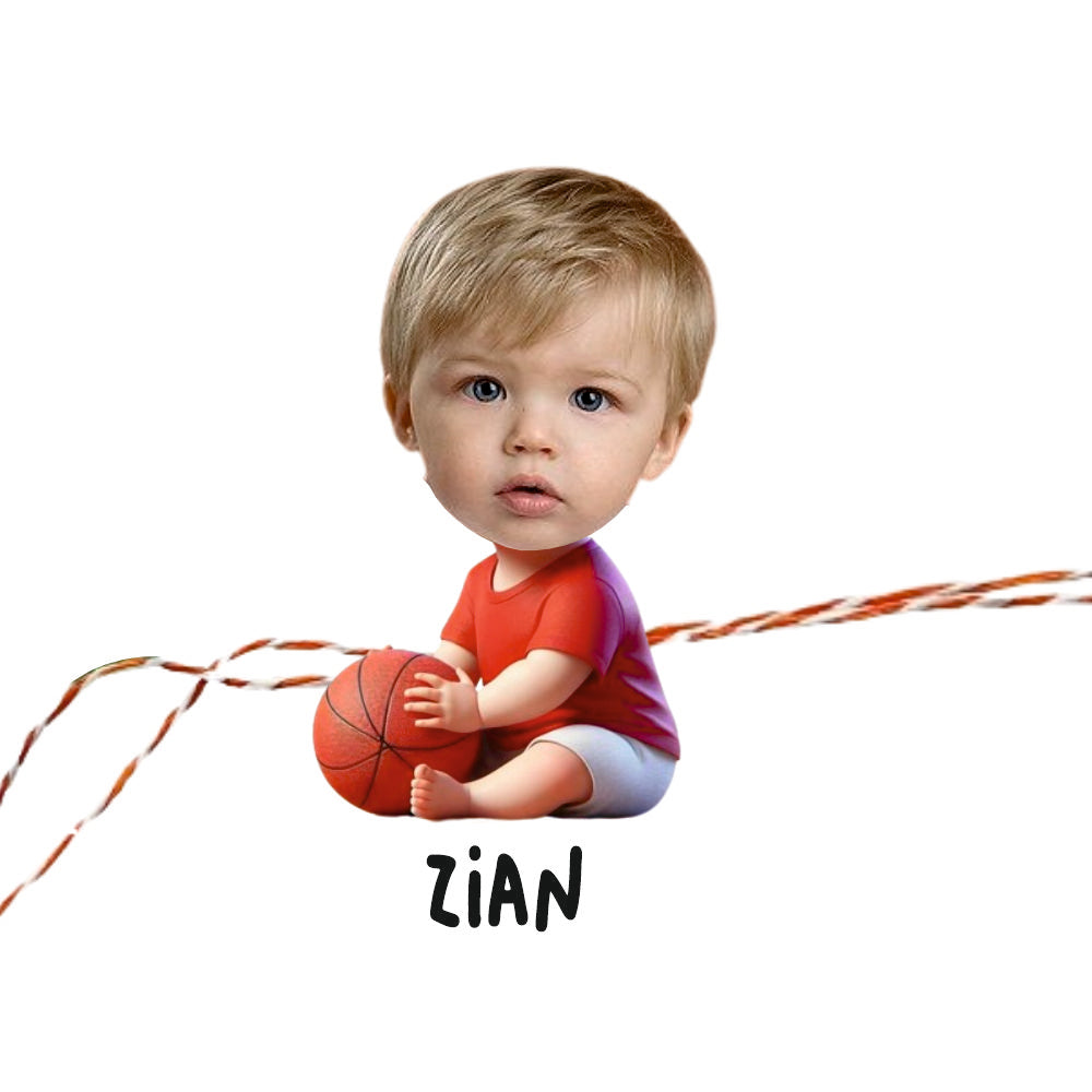 Babble Wrap Personalised Caricature Rakhi - Boy