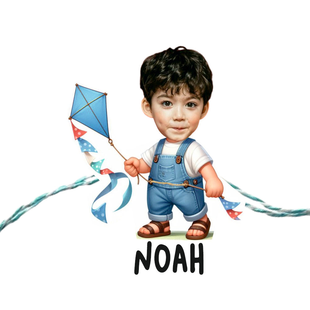 Babble Wrap Personalised Caricature Rakhi - Boy