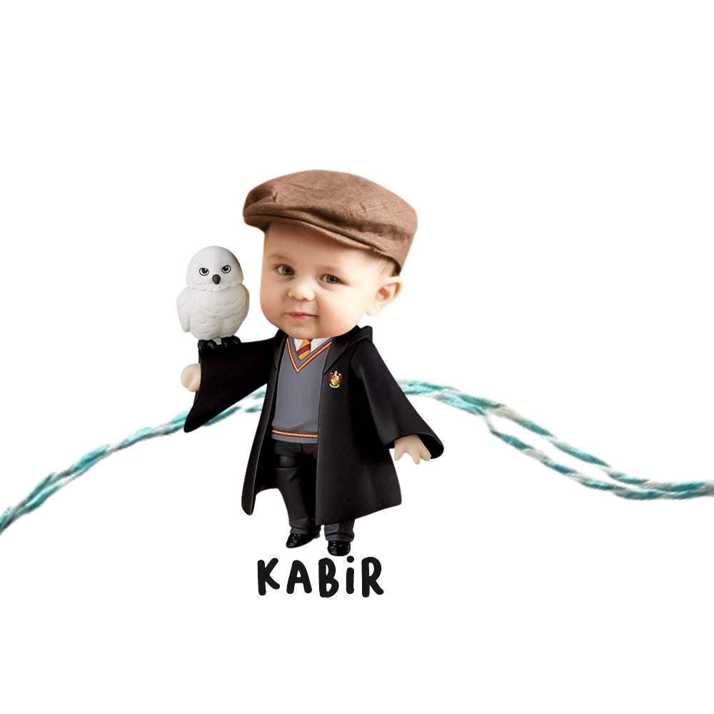 Babble Wrap Personalised Caricature Rakhi - Boy