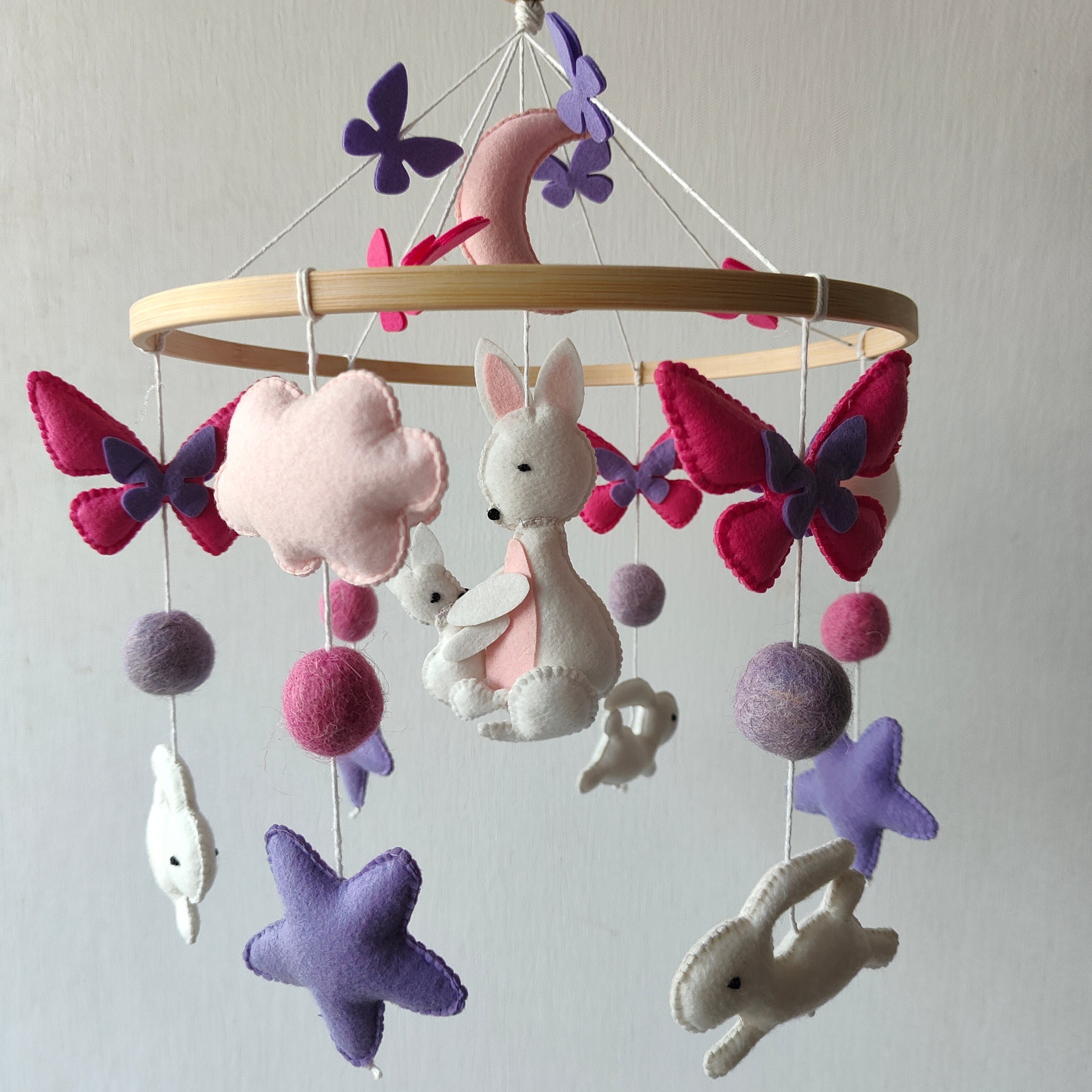 Cot / Crib Mobile - Fluttering Burrows