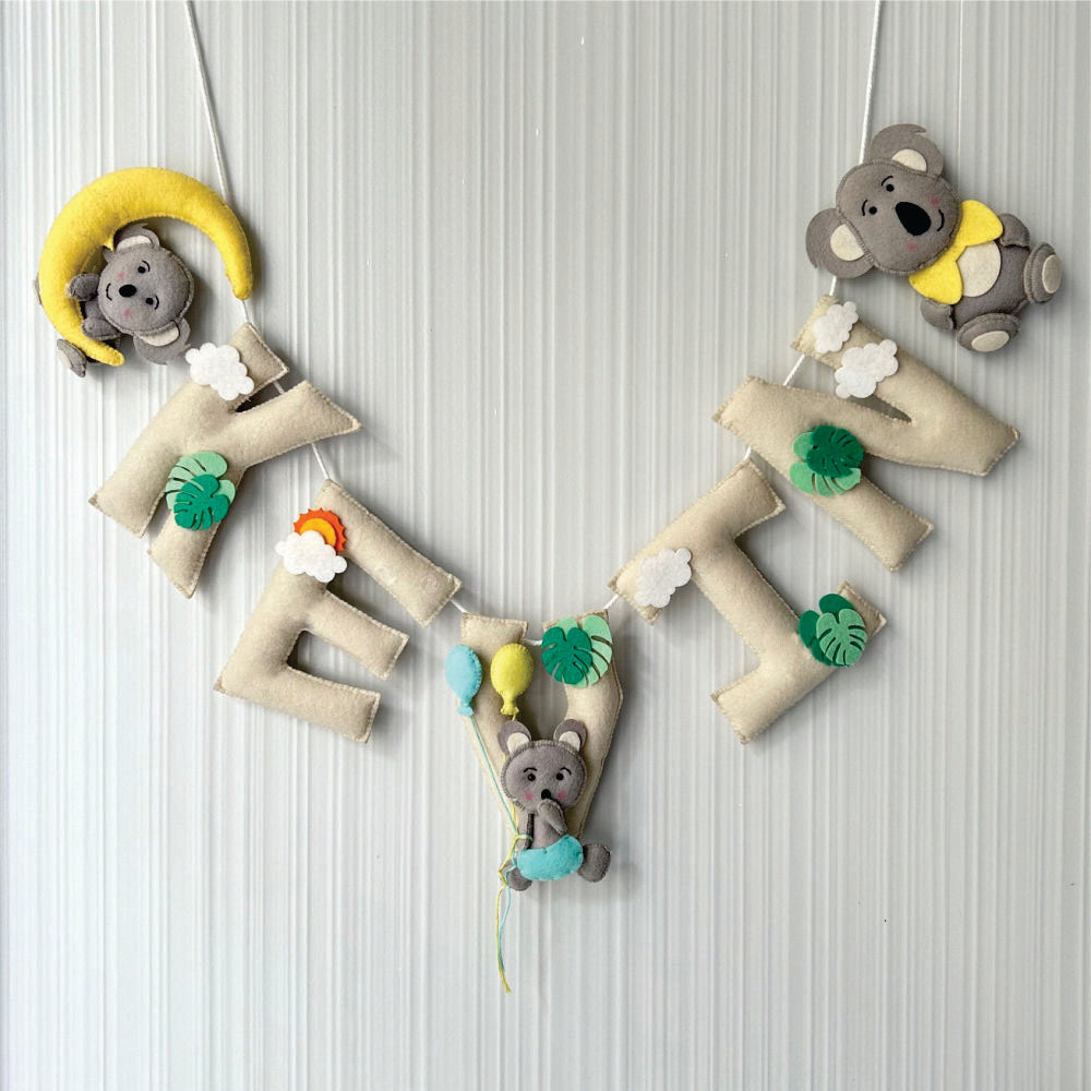 Cute Koala Name Bunting/Garland