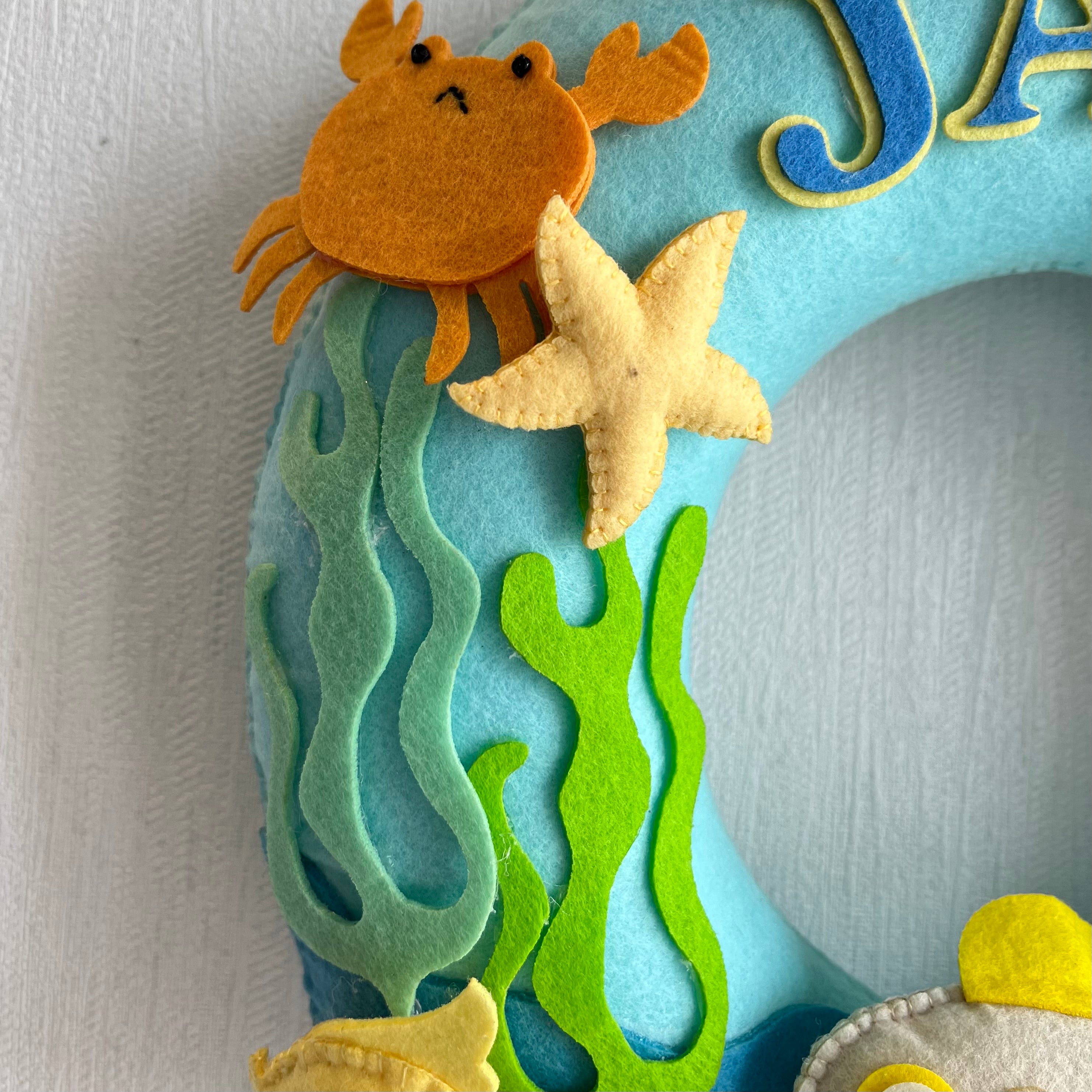 Babble Wrap Under the Sea Name Hanging