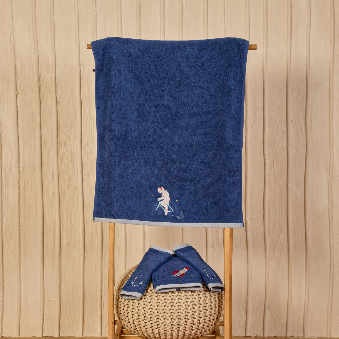 To The Moon And Back Bath Towel