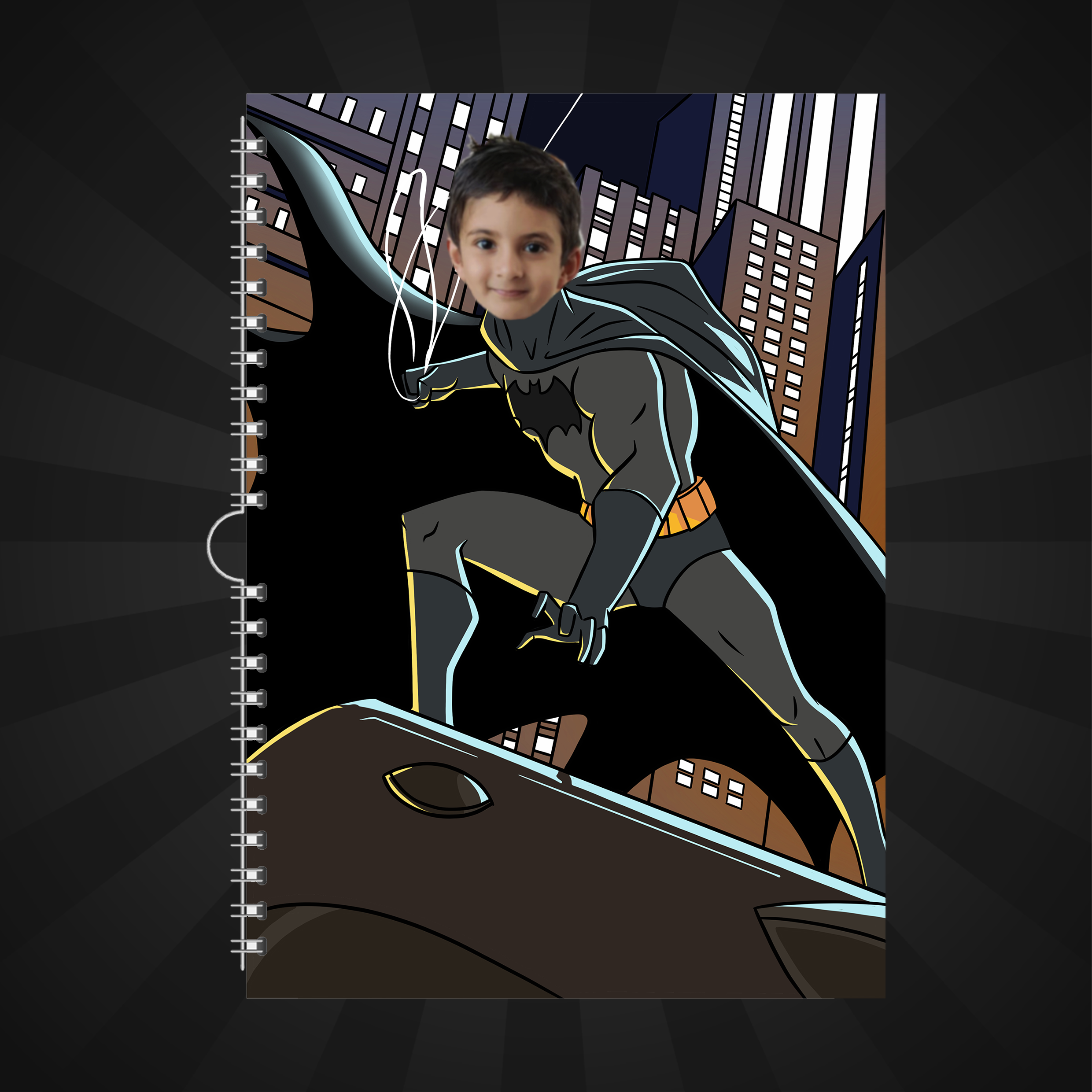 Personalized Superhero Notebooks