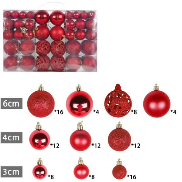 Bauble Kit- Berry Red (100 pcs)