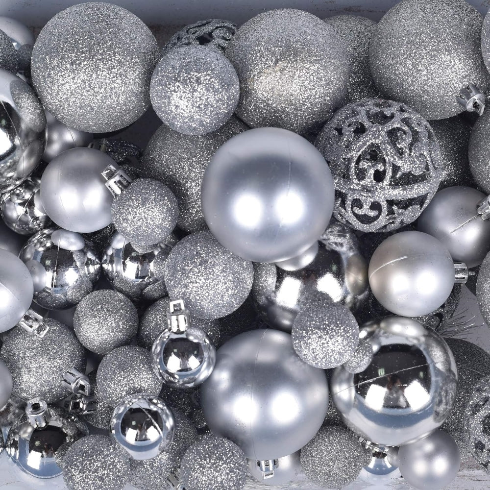 Bauble Kit- Silver (100 pcs)