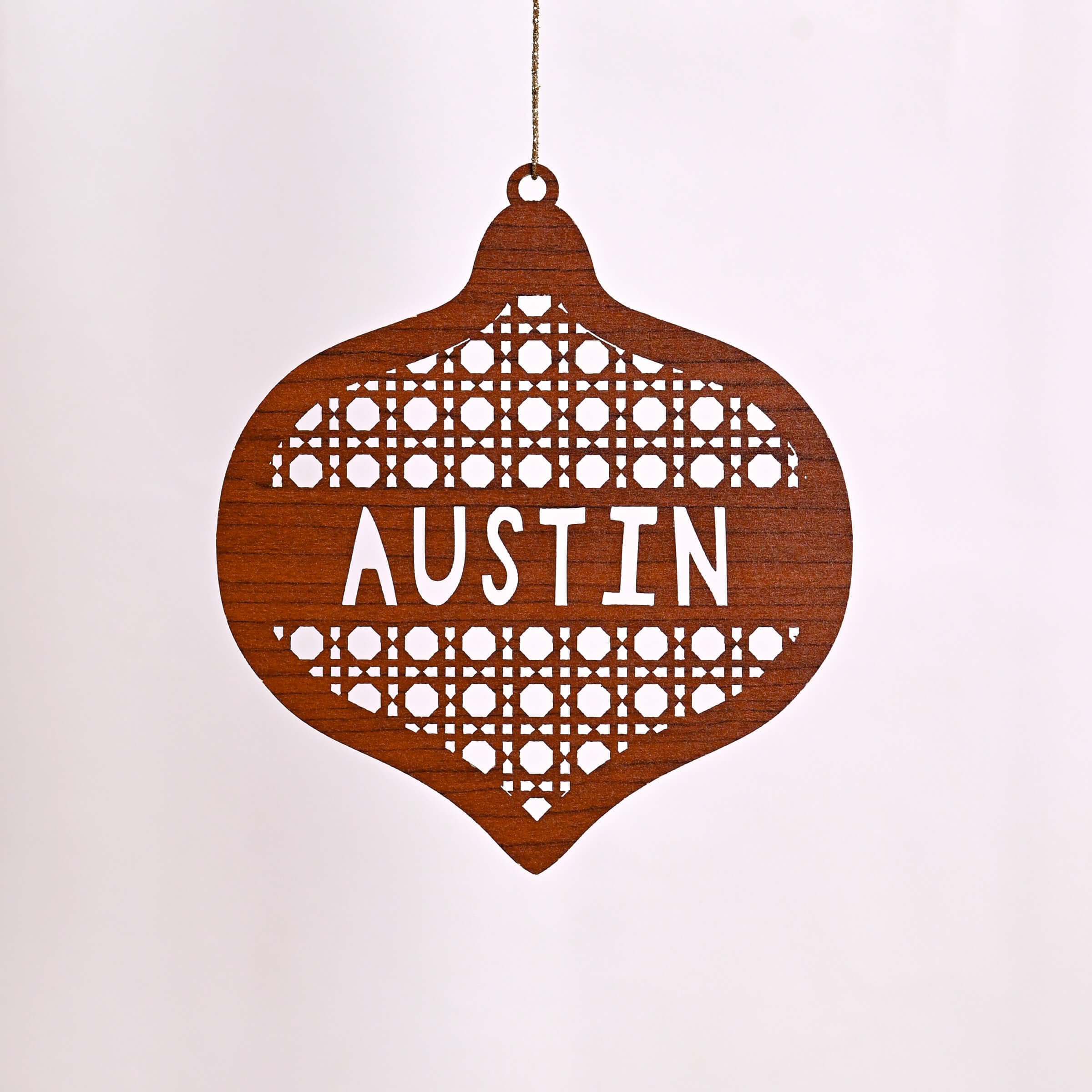 Name Ornament - Rattan